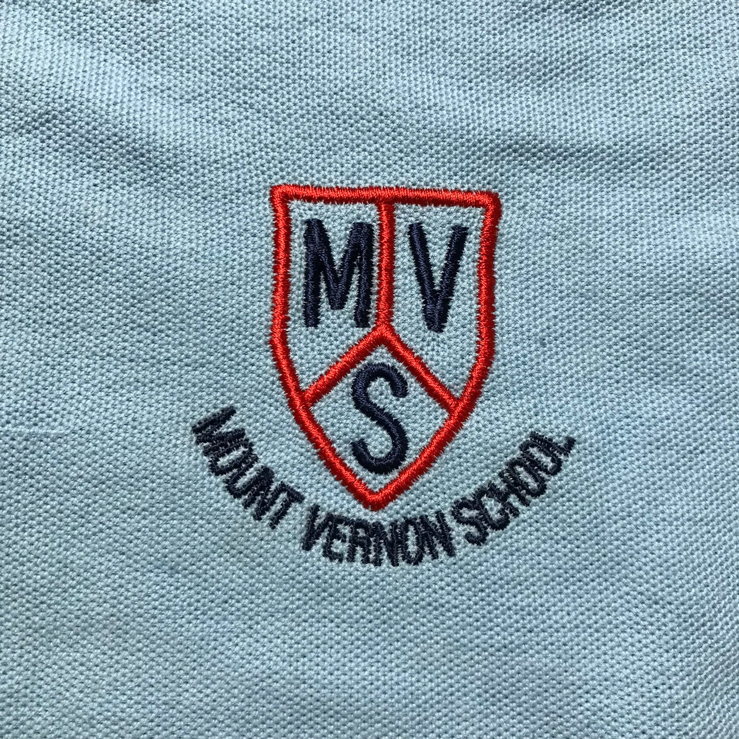 *Mount Vernon Primary Light Blue Polo Shirt
