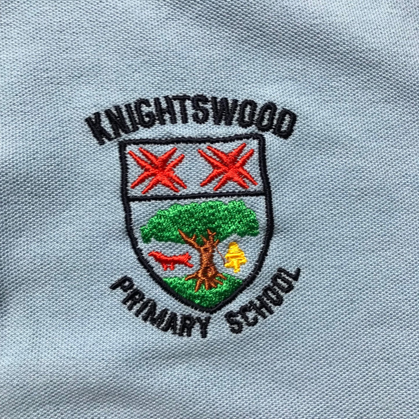 *Knightswood Primary Light Blue Polo Shirt