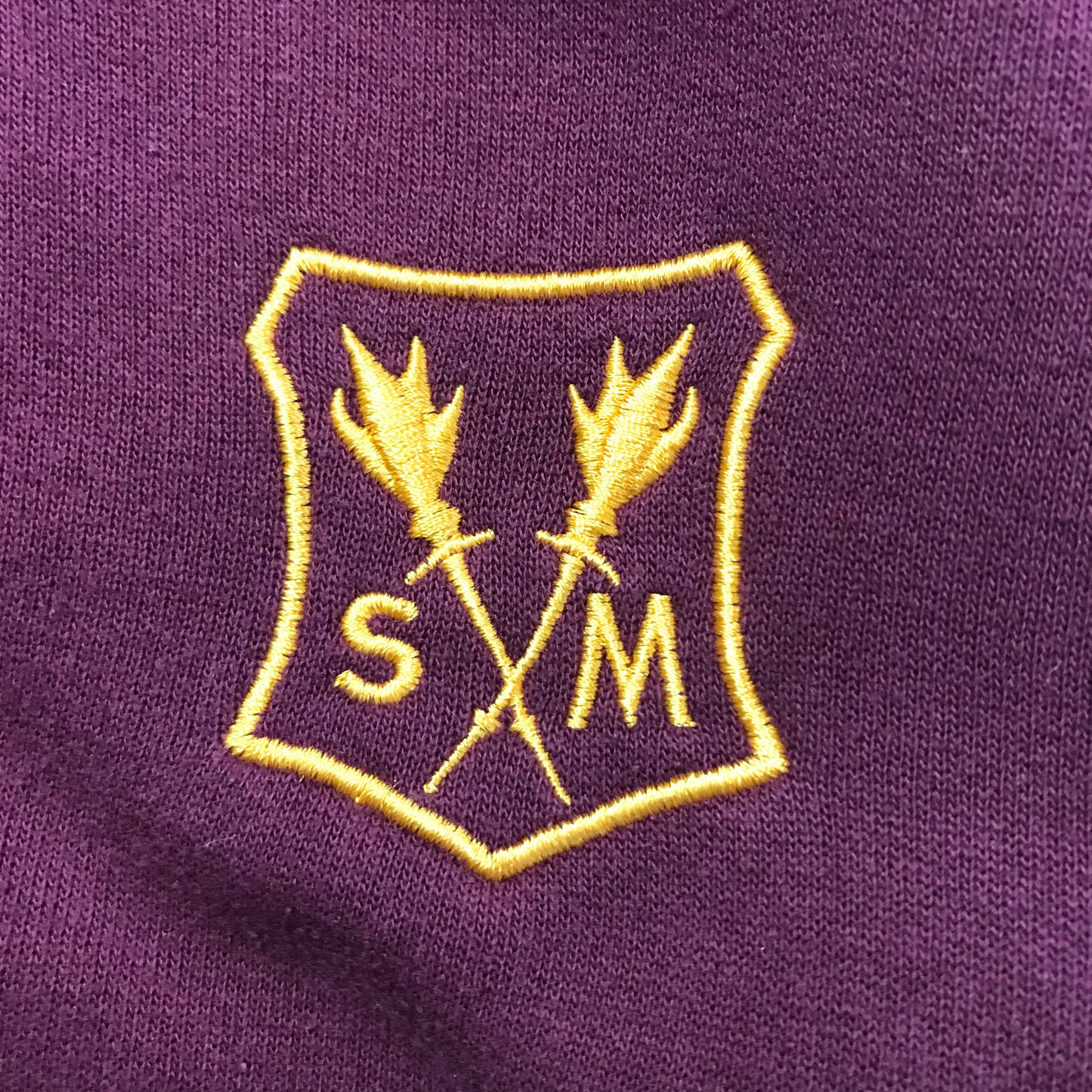 *St Marthas Primary Burgundy V-neck Sweatshirt