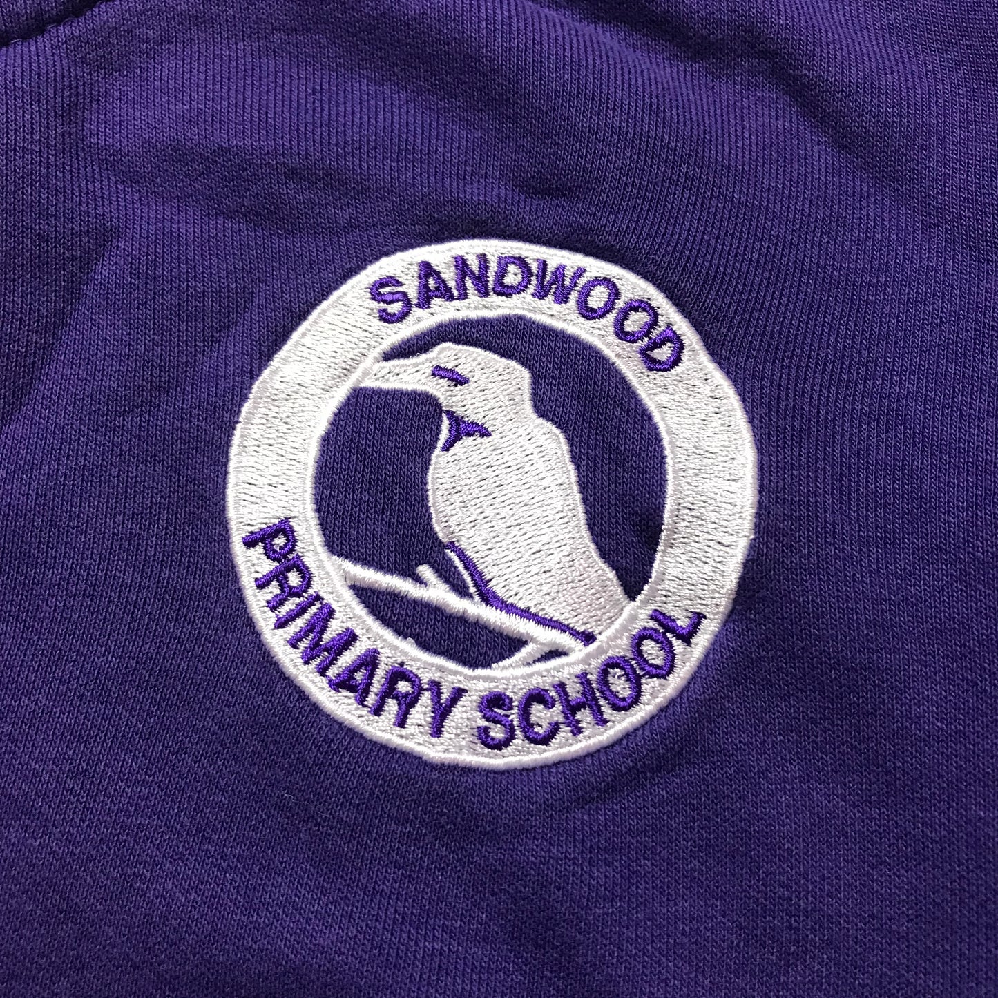 *Sandwood Primary Purple V-neck Sweatshirt