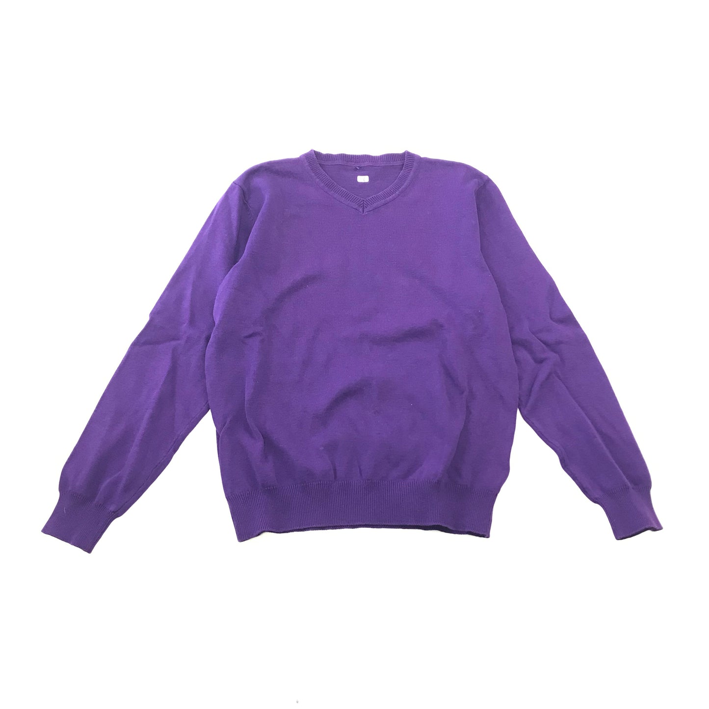 Purple School V-neck Jumper