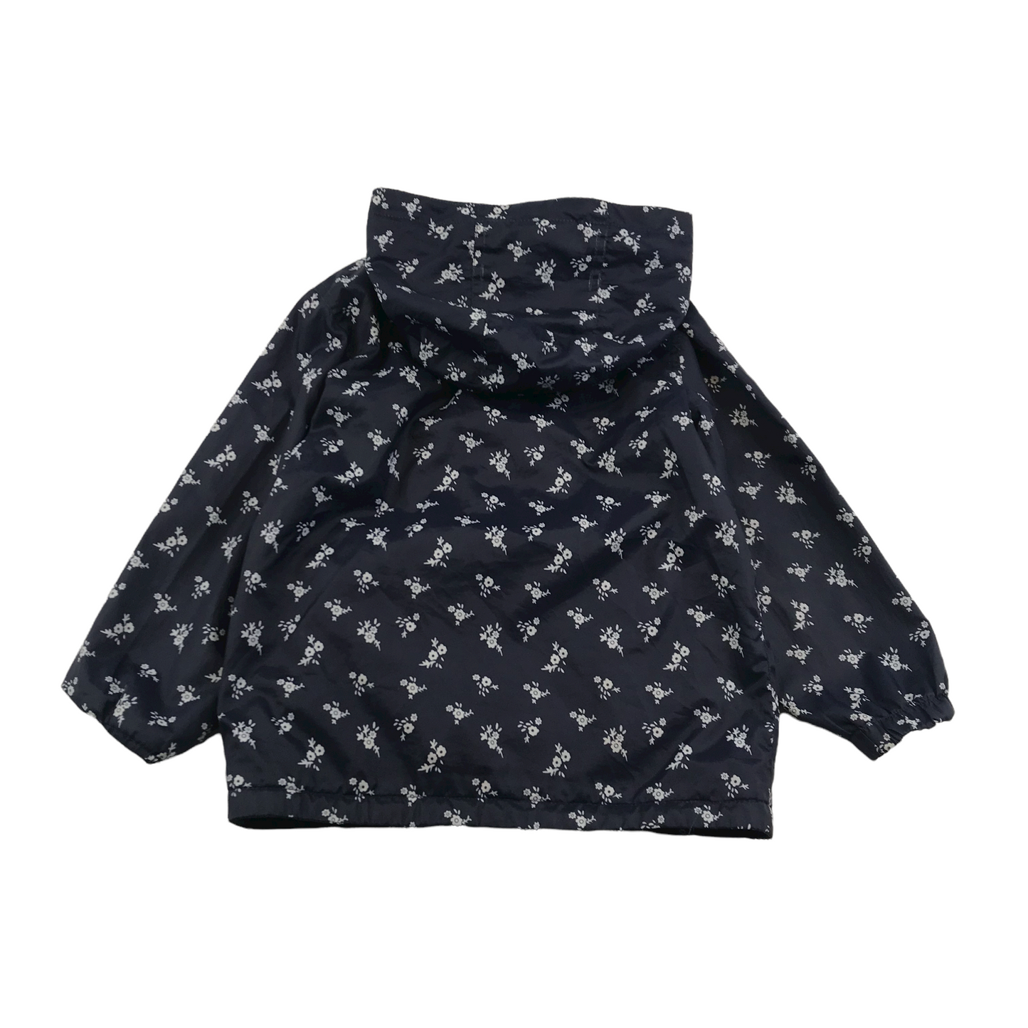 St Bernard Navy Blue Floral Light Fleece Lined Jacket Age 4
