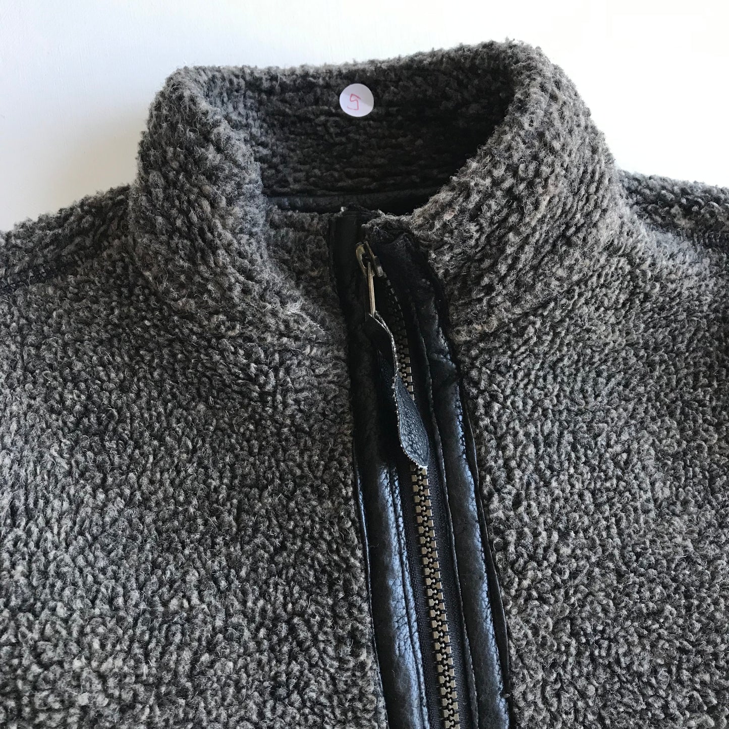 Ladybird Grey Fluffy Fleece Jacket Age 5