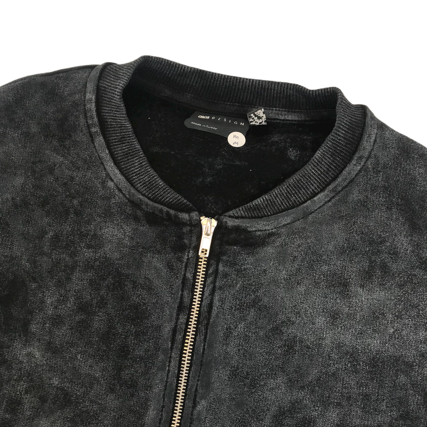 Asos Charcoal Grey Oversized Full Zip Sweater Adult size M
