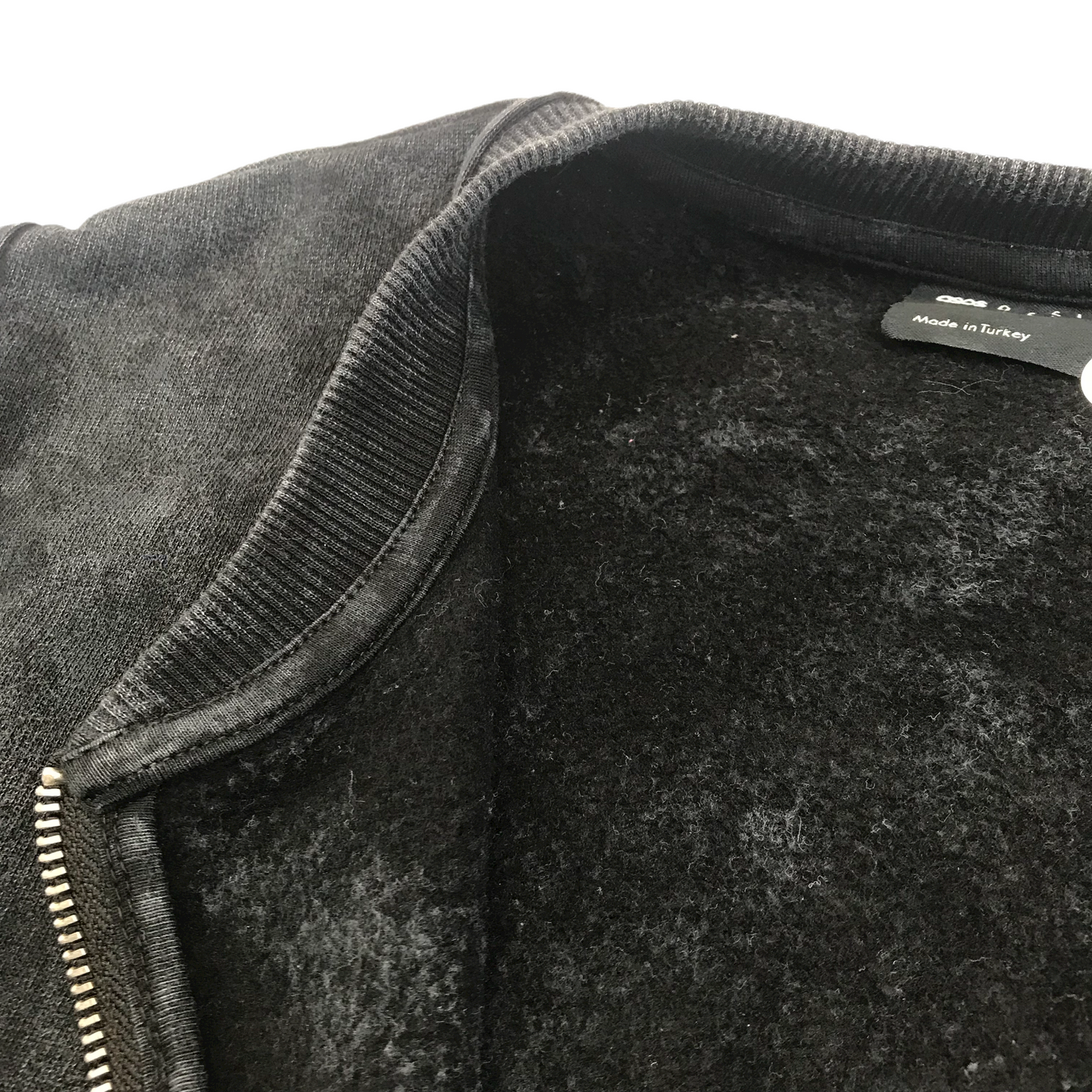 Asos Charcoal Grey Oversized Full Zip Sweater Adult size M
