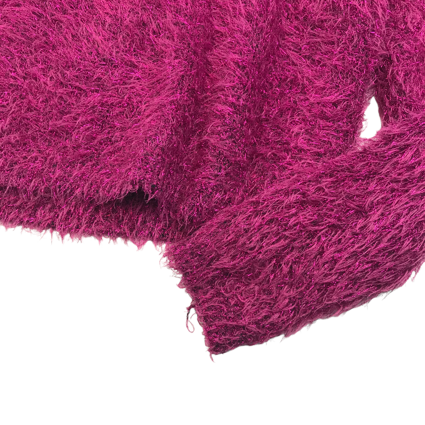 Primark Pink Sparkly Fluffy Jumper Women's Size XS