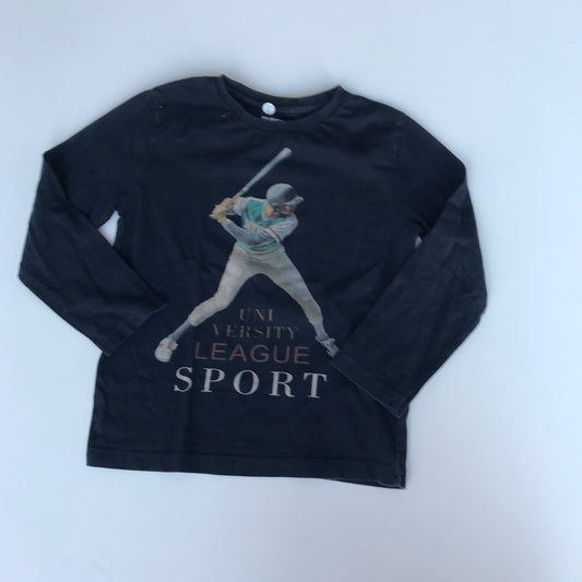 Baseball Long Sleeve T-Shirt Age 5