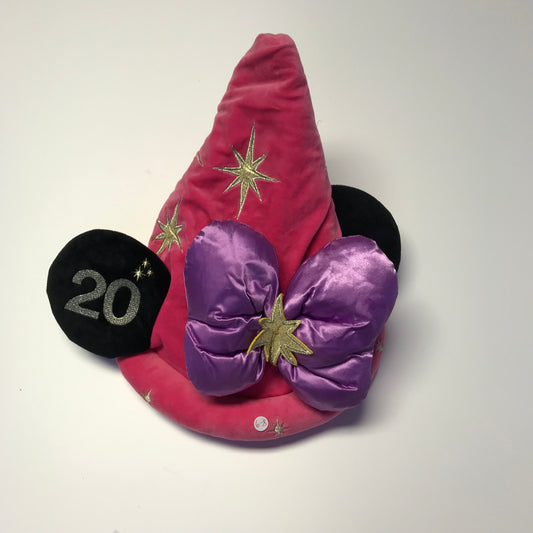 Adjustable Pink Mini Mouse Wizard Hat Age 6-8