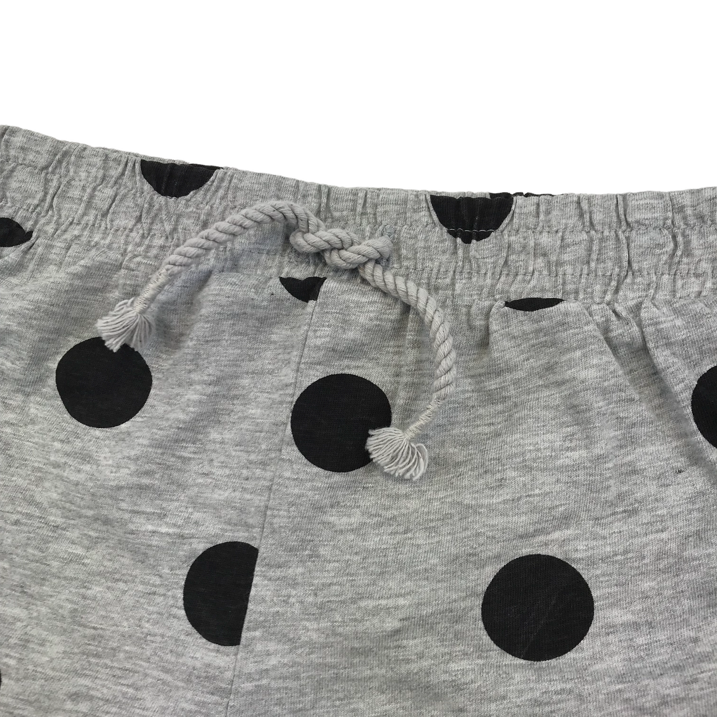 Tu Grey Large Polka Dot Jersey Shorts Age 8