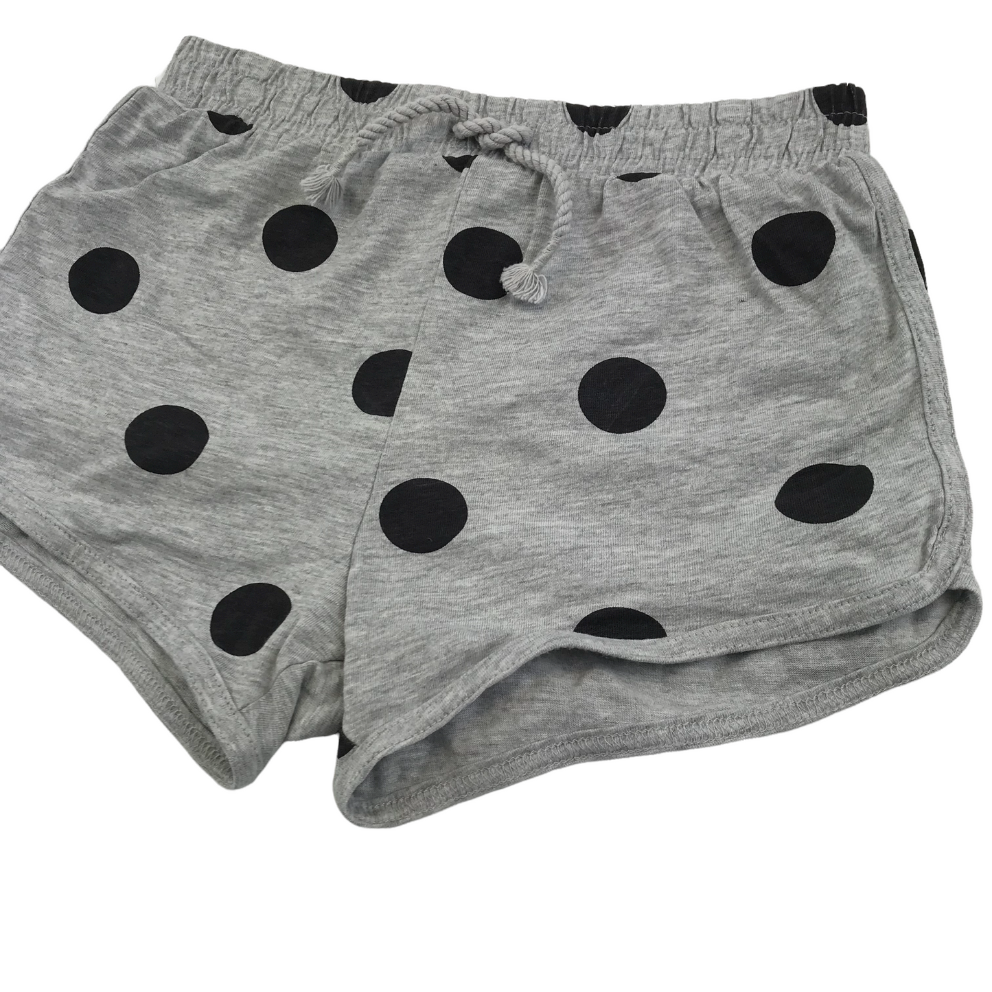 Tu Grey Large Polka Dot Jersey Shorts Age 8