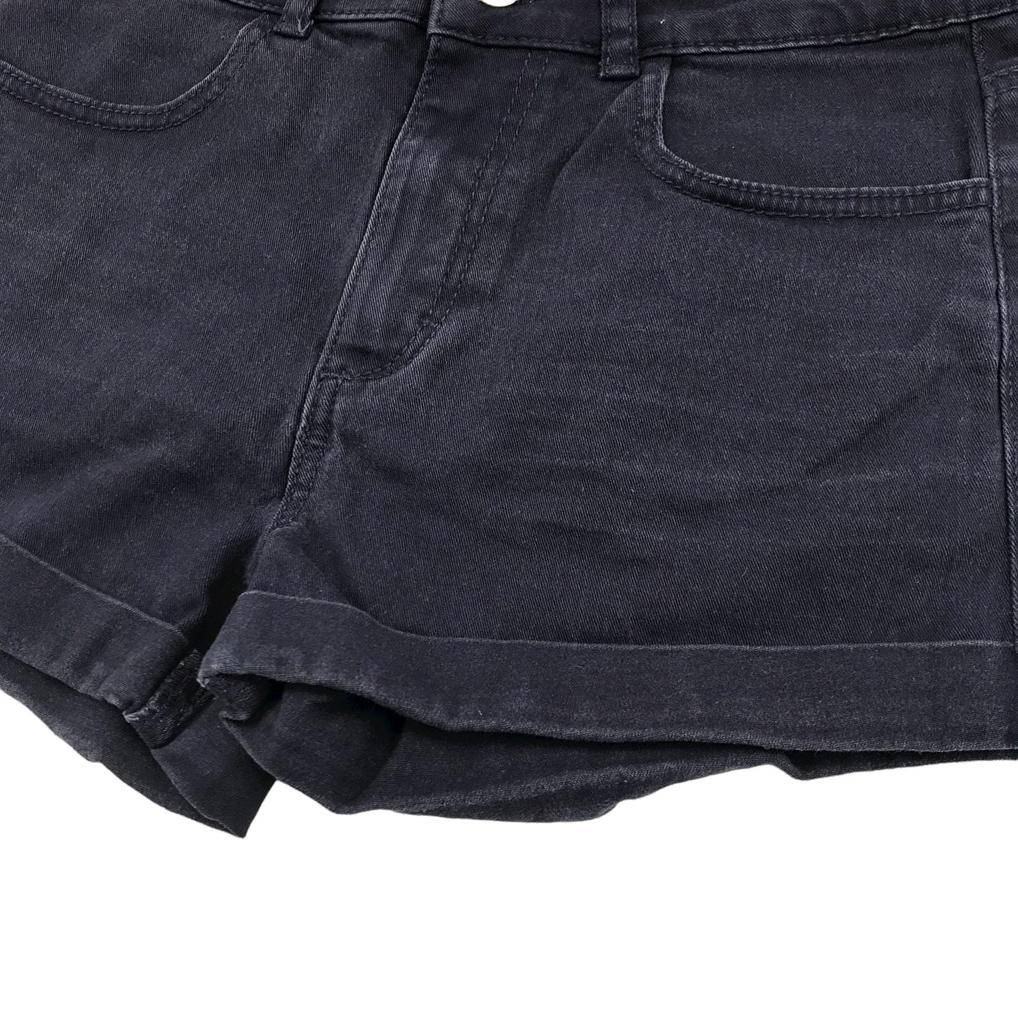 H&M Navy Denim Shorts Age 10