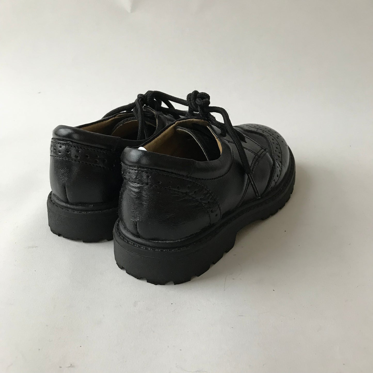 Memeda Black Brogue Shoes Shoe Size 11.5 (jr)