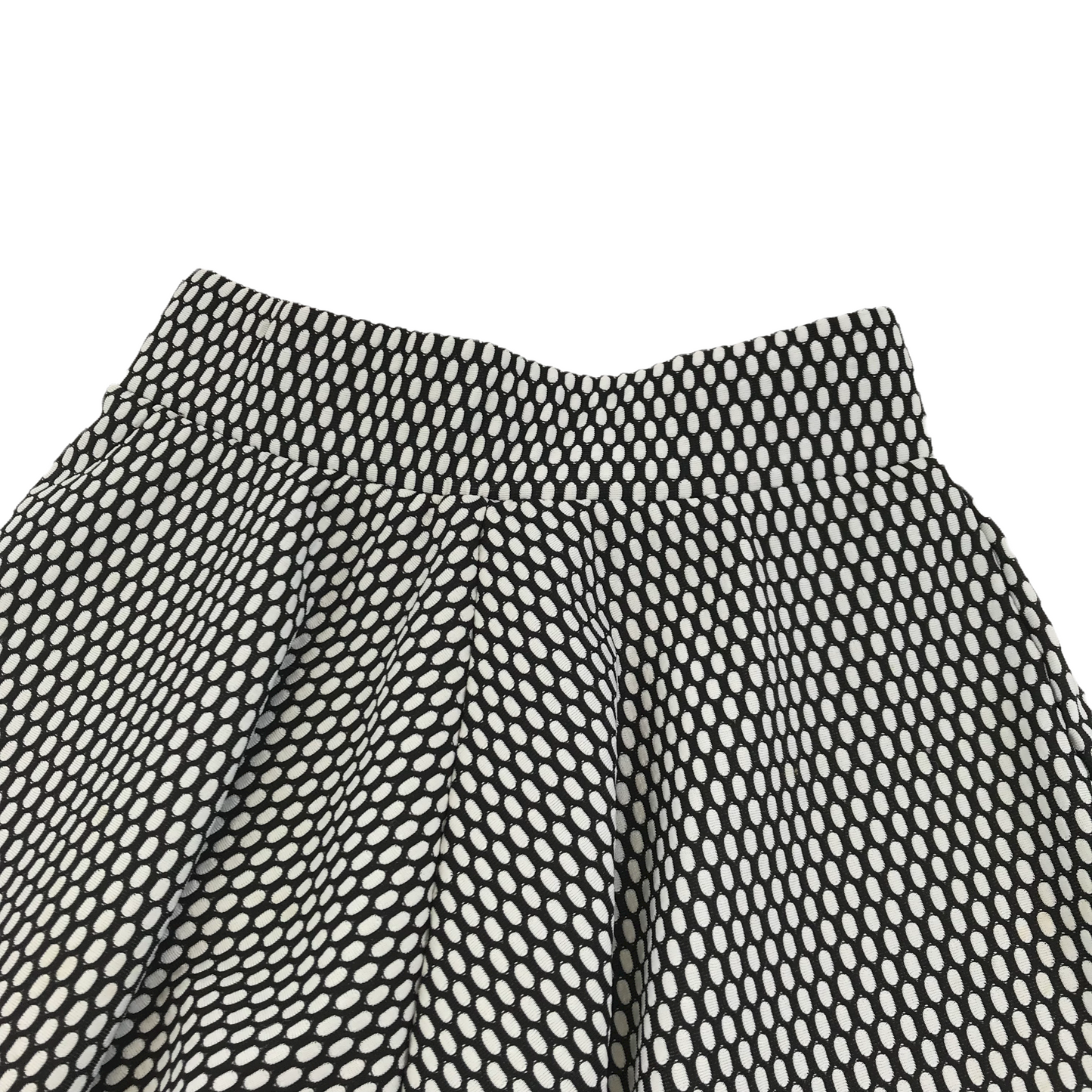 YD Black and White Pattern Jersey Skirt Age 6