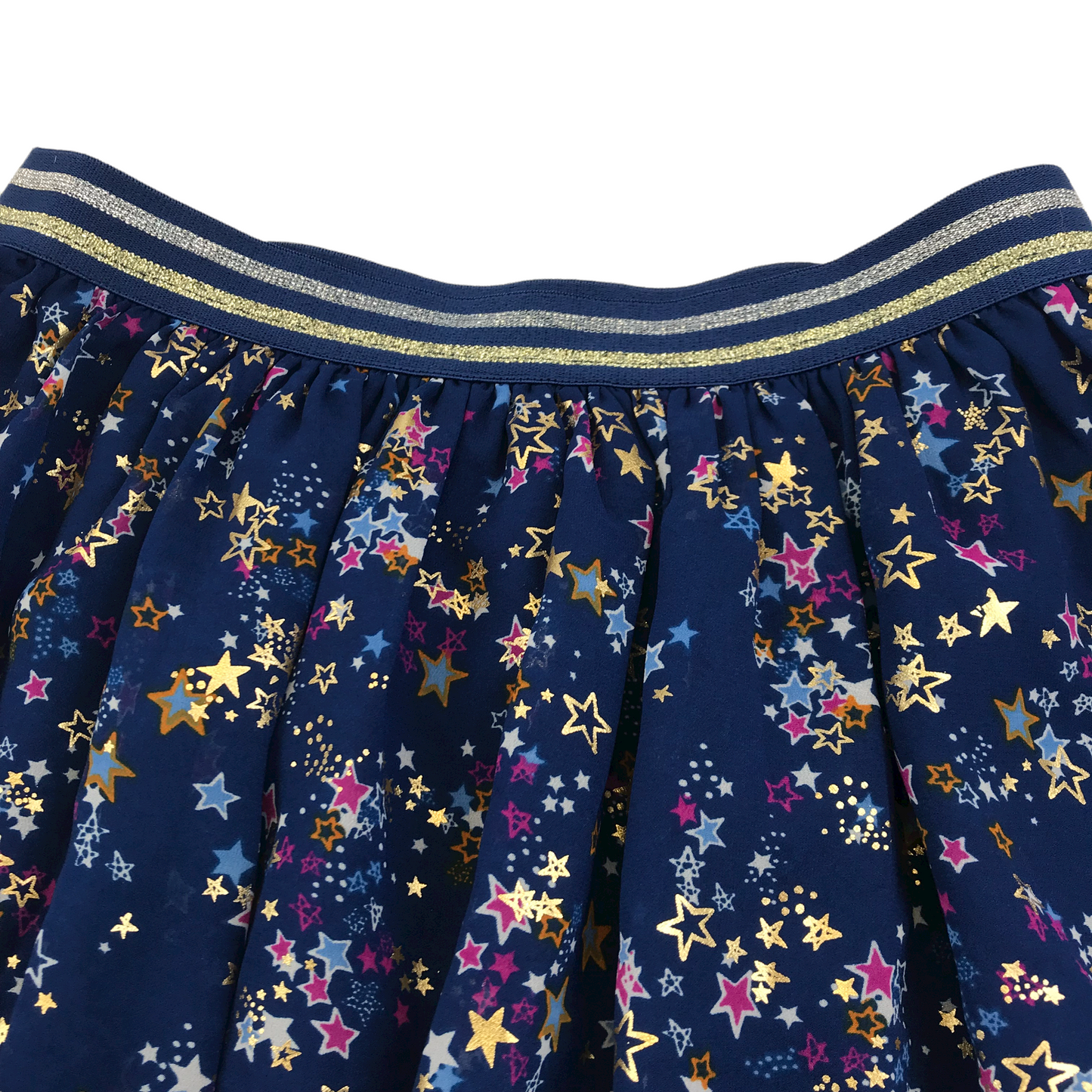 Monsoon Navy Layered Celestial Skirt Age 9