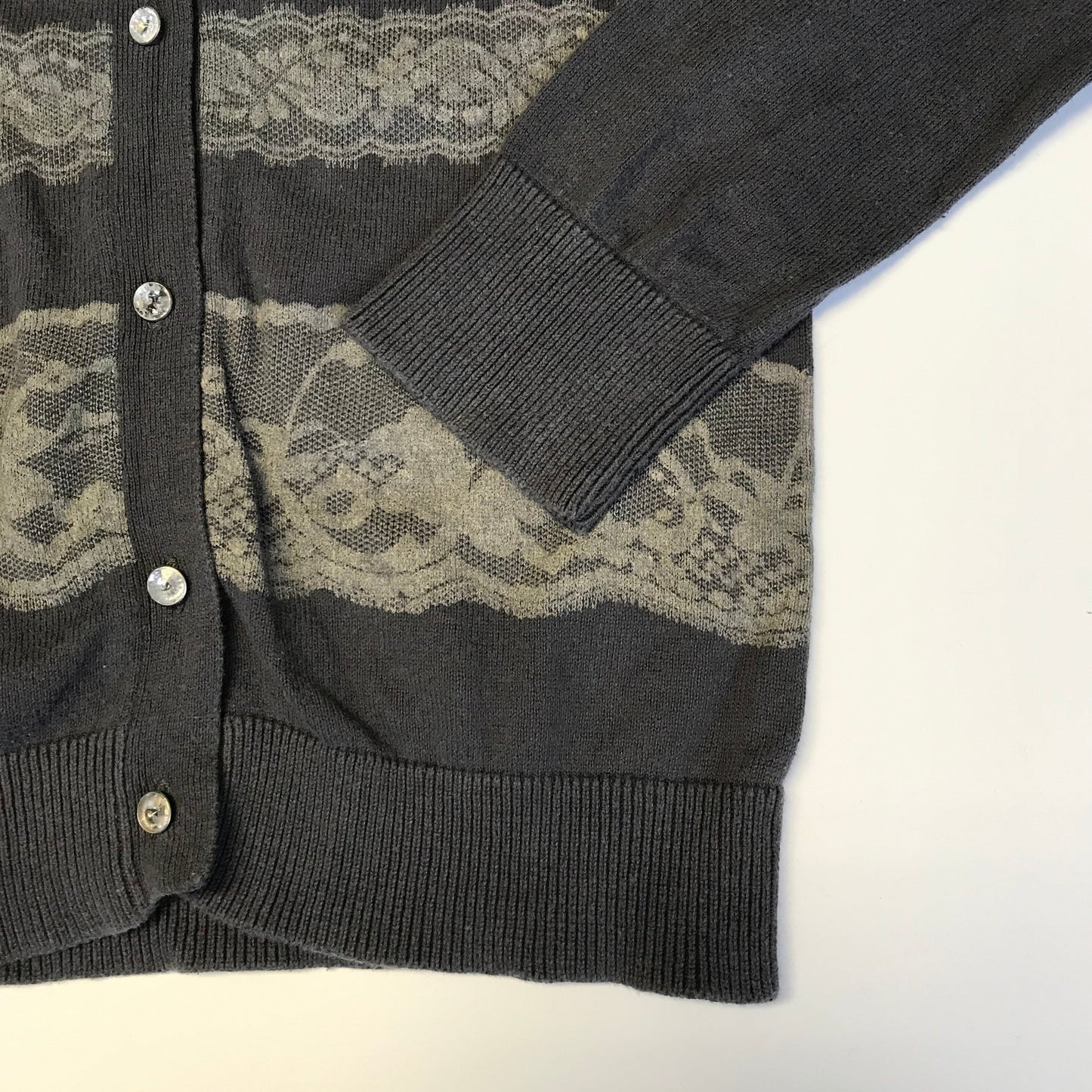 Young Dimensions Charcoal Grey Lace Detail Cardigan Age 10