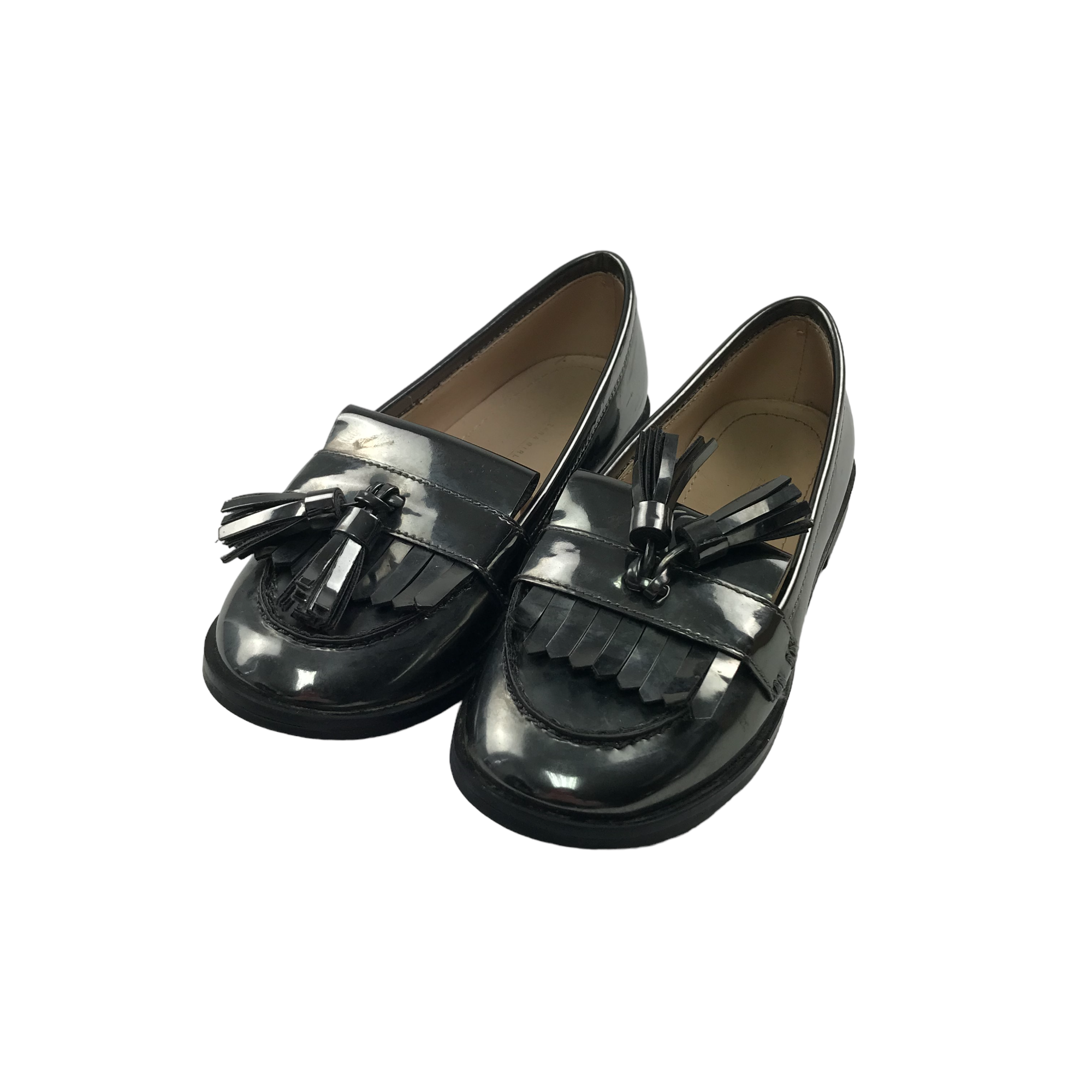 Silver loafers with on sale tassels