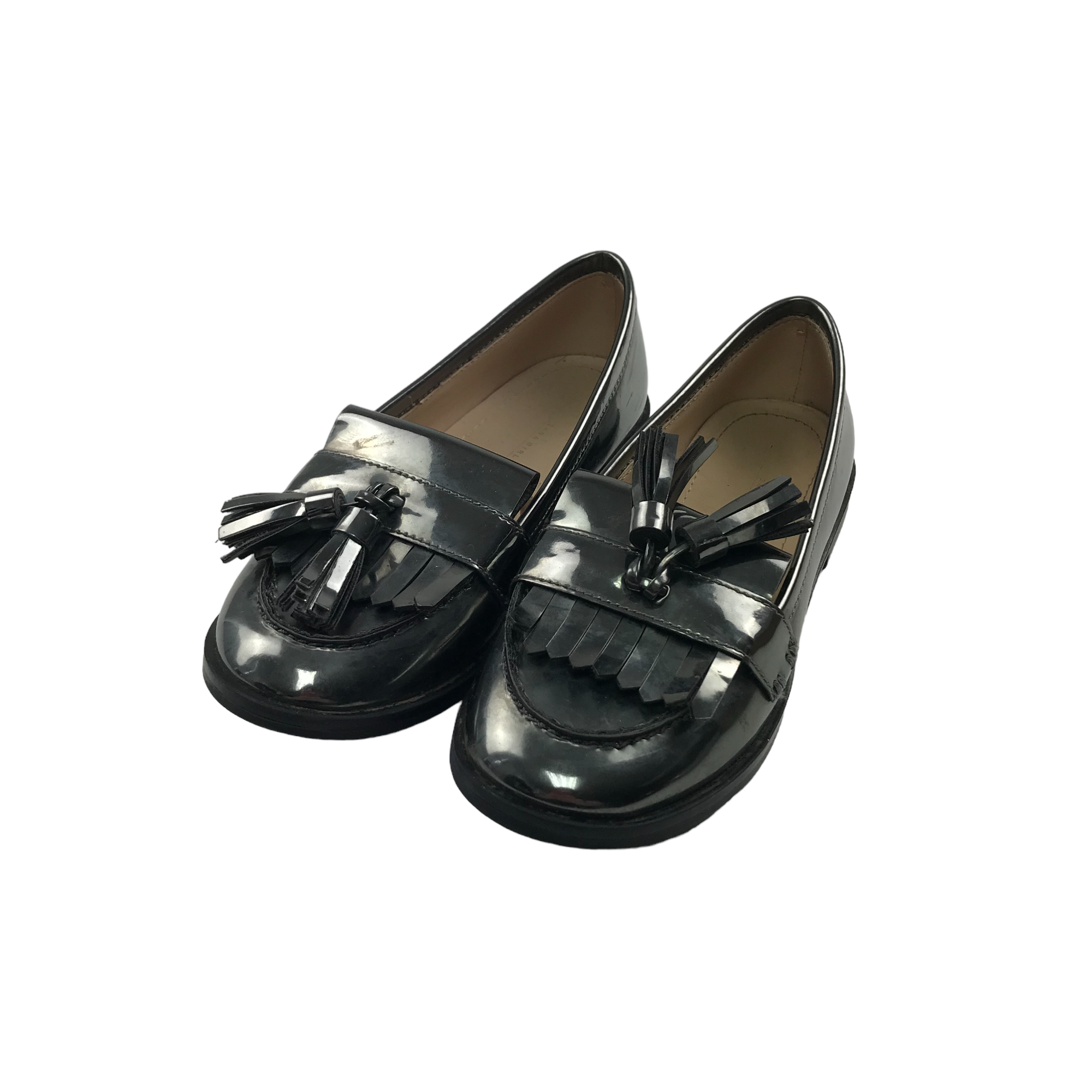 Silver loafers sales with tassels
