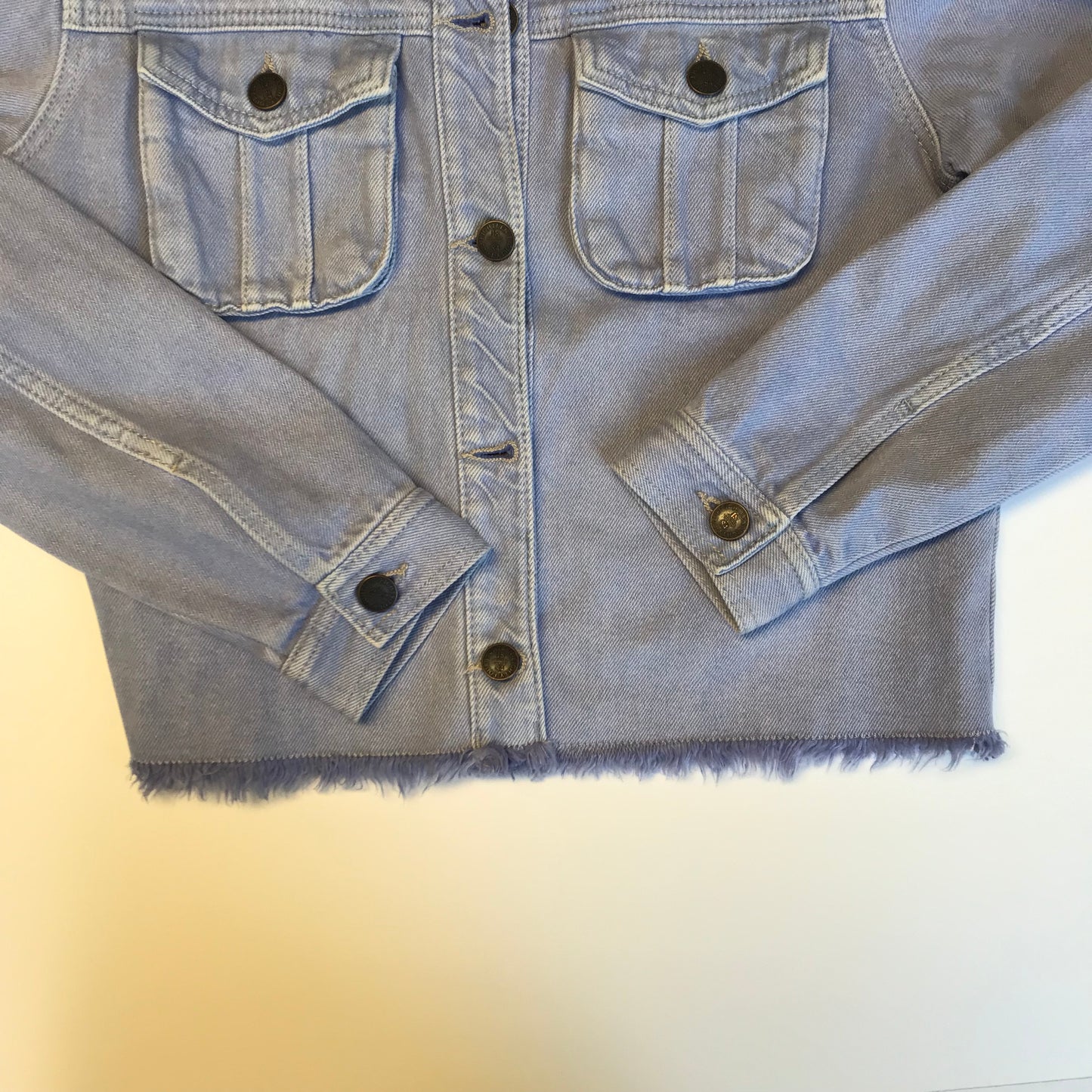 M&S Light Purple Denim Jacket Age 9