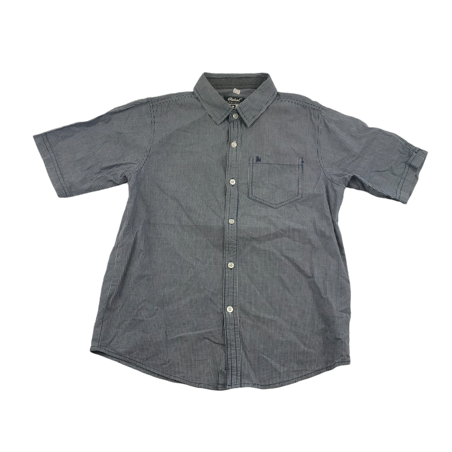 Primark Blue Checked Shirt Age 12
