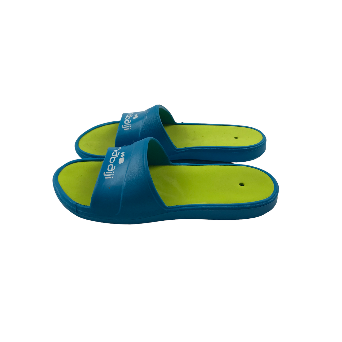 Nabaiji Blue Sliders Shoe Size 10.5 junior