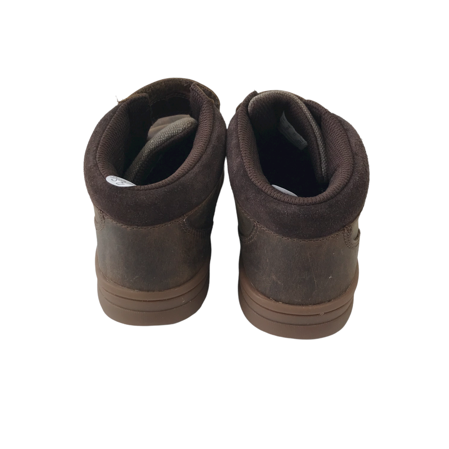 Clarks Brown Leather Boots with Straps Shoe Size 12.5G (jr)