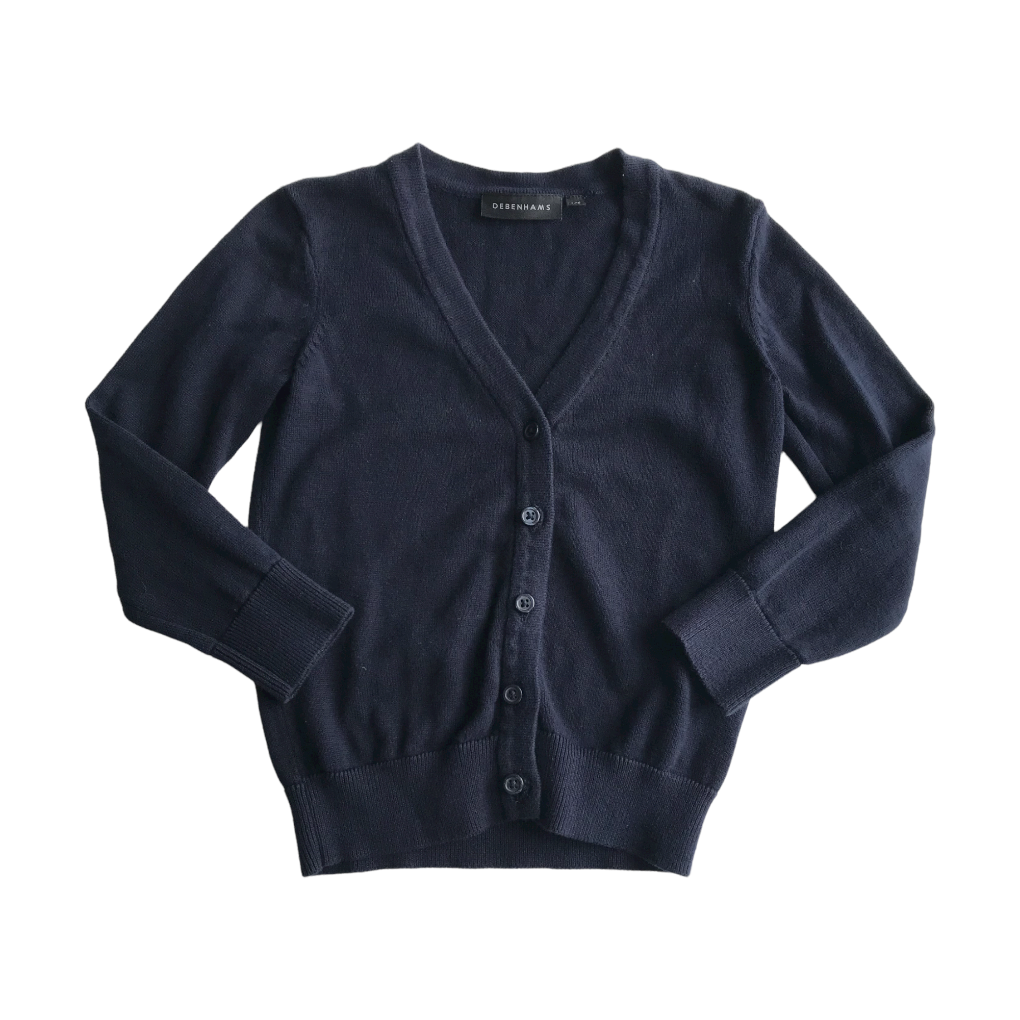 Navy Blue School V neck Cardigan ApparelXchange CIC