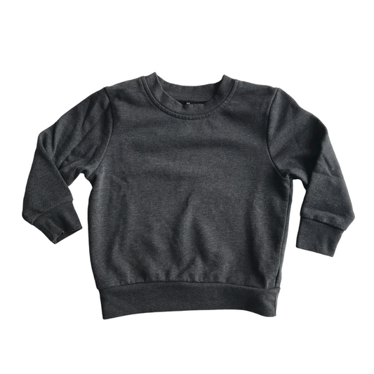 Dark Grey School Crewneck Jersey