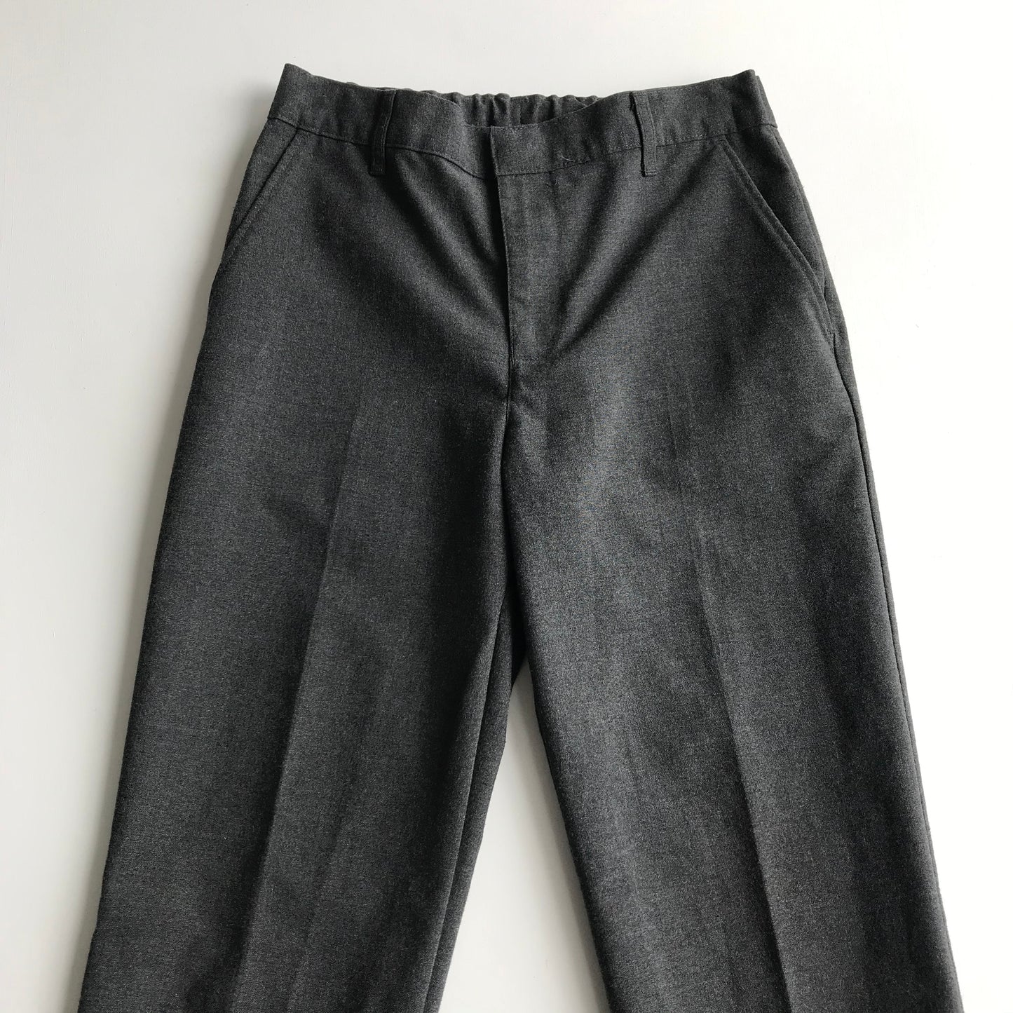M&S Grey School Trousers with Adjustable Regular Waist