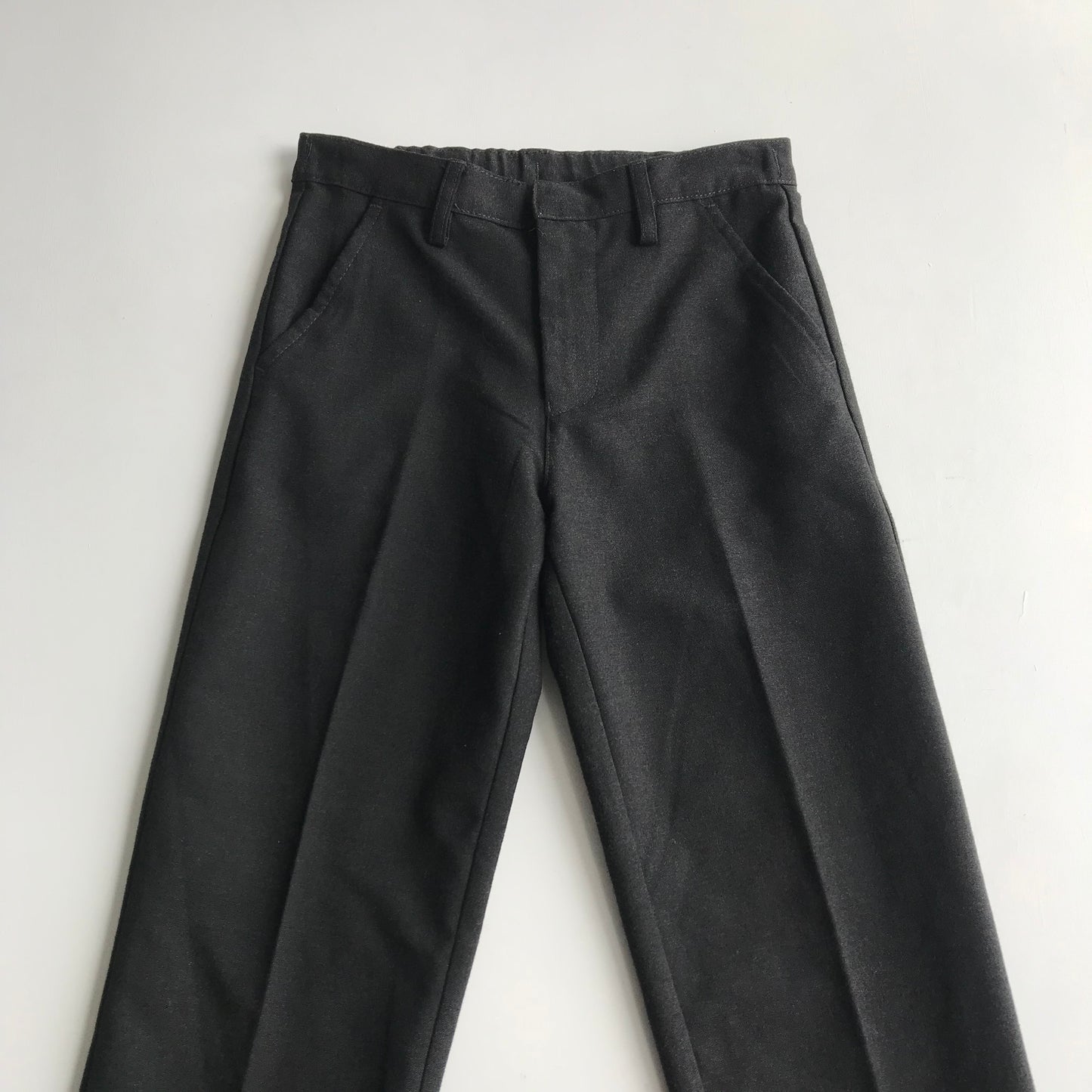 Charcoal Grey School Trousers with Adjustable Waist