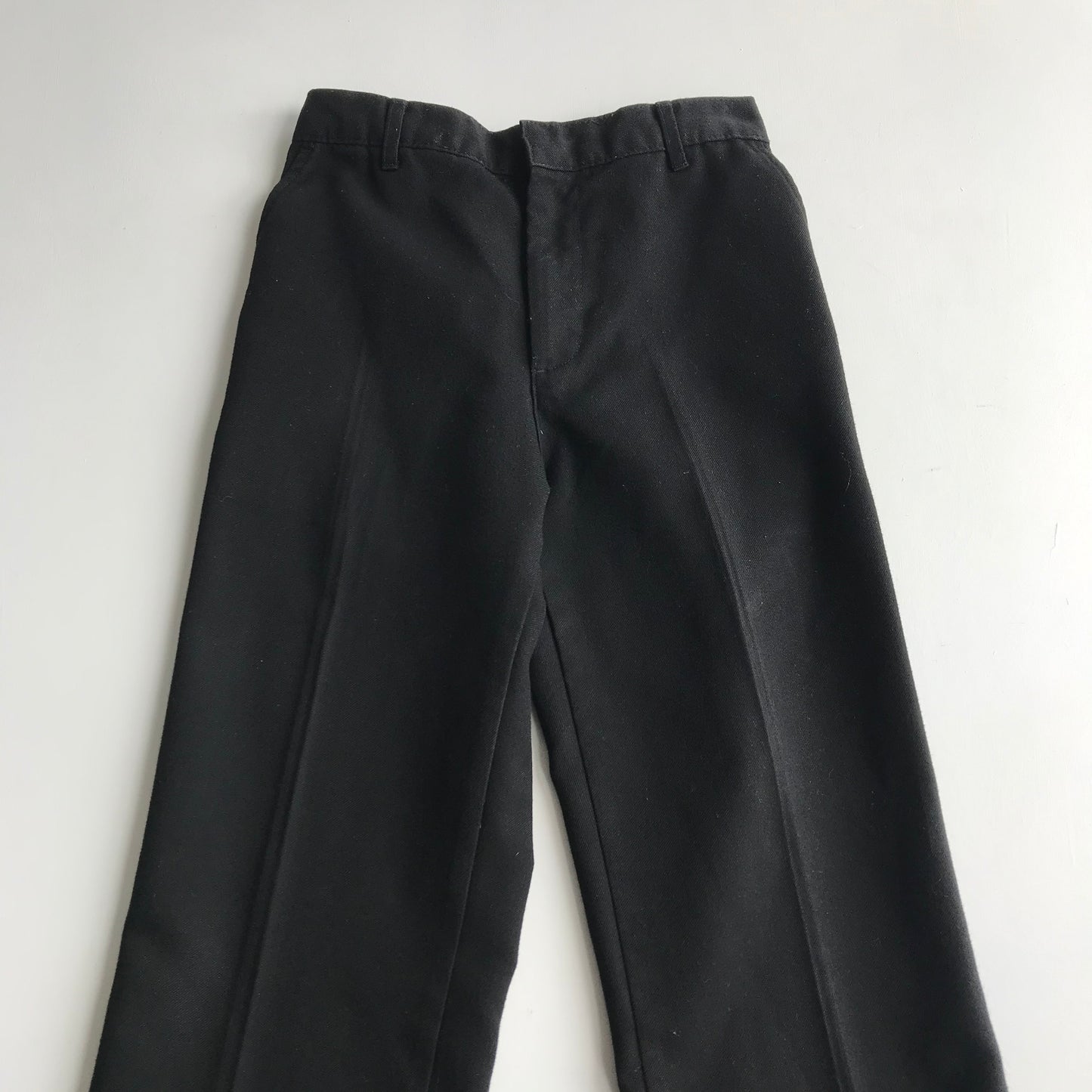 Black School Trousers Elasticated Waist