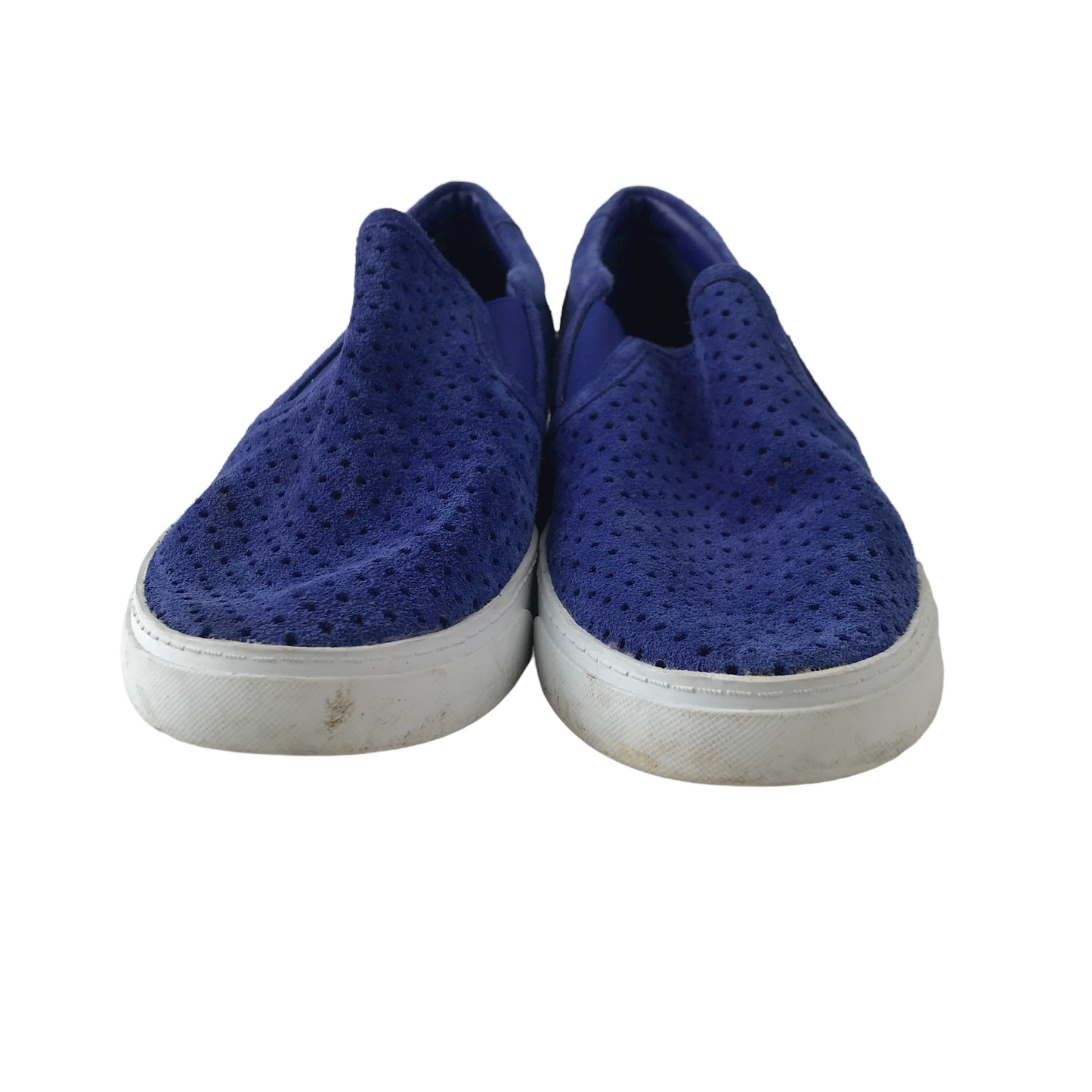 Clarks Royal Blue Suede-like Plimsolls Trainers Shoe Size 5D