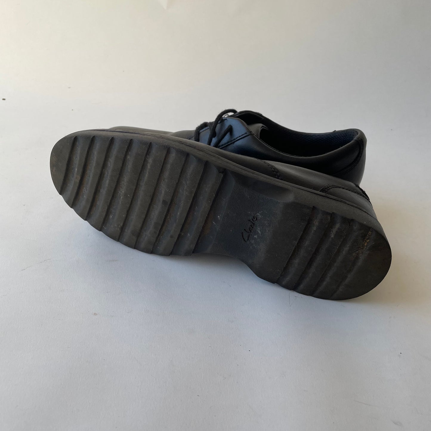 Clarks Shoes Shoe Size 3F black leather