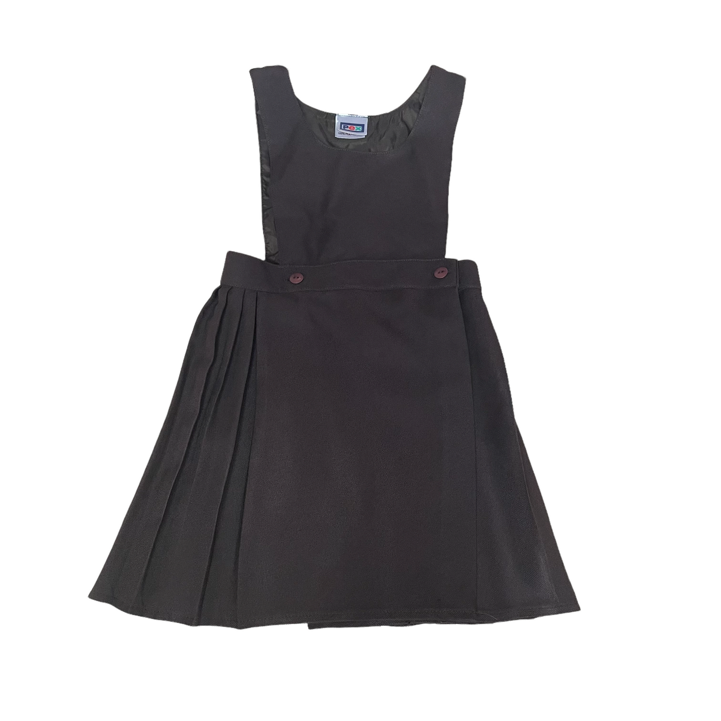 Brown School Pinafore Bib