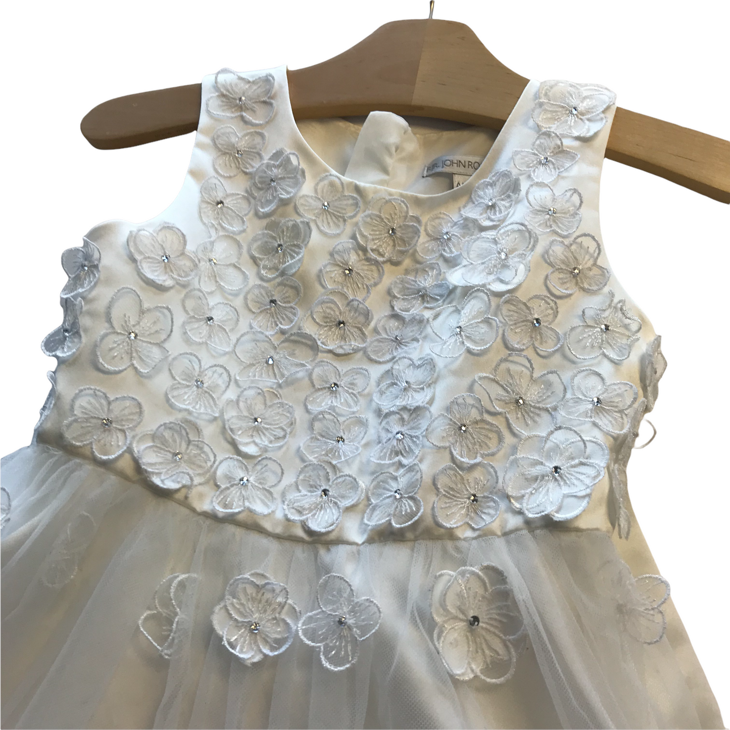 RJR. John Rocha White Floral Formal Dress Age 4