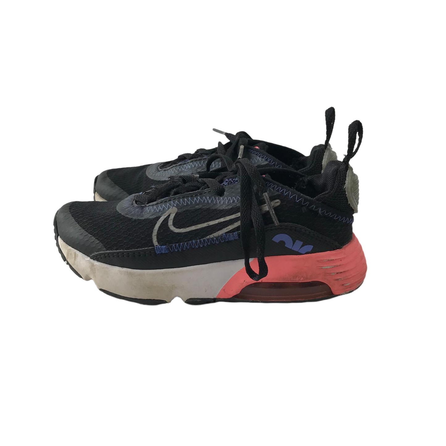 Nike Air Max Black and Pink Trainers Size UK 10.5 junior