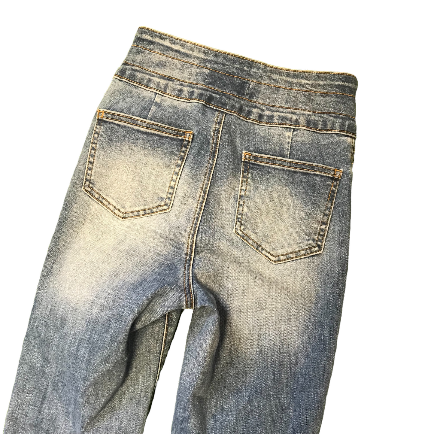 Primark Blue Stretchy Super Skinny Jeans with Three Buttons Women's Size 6