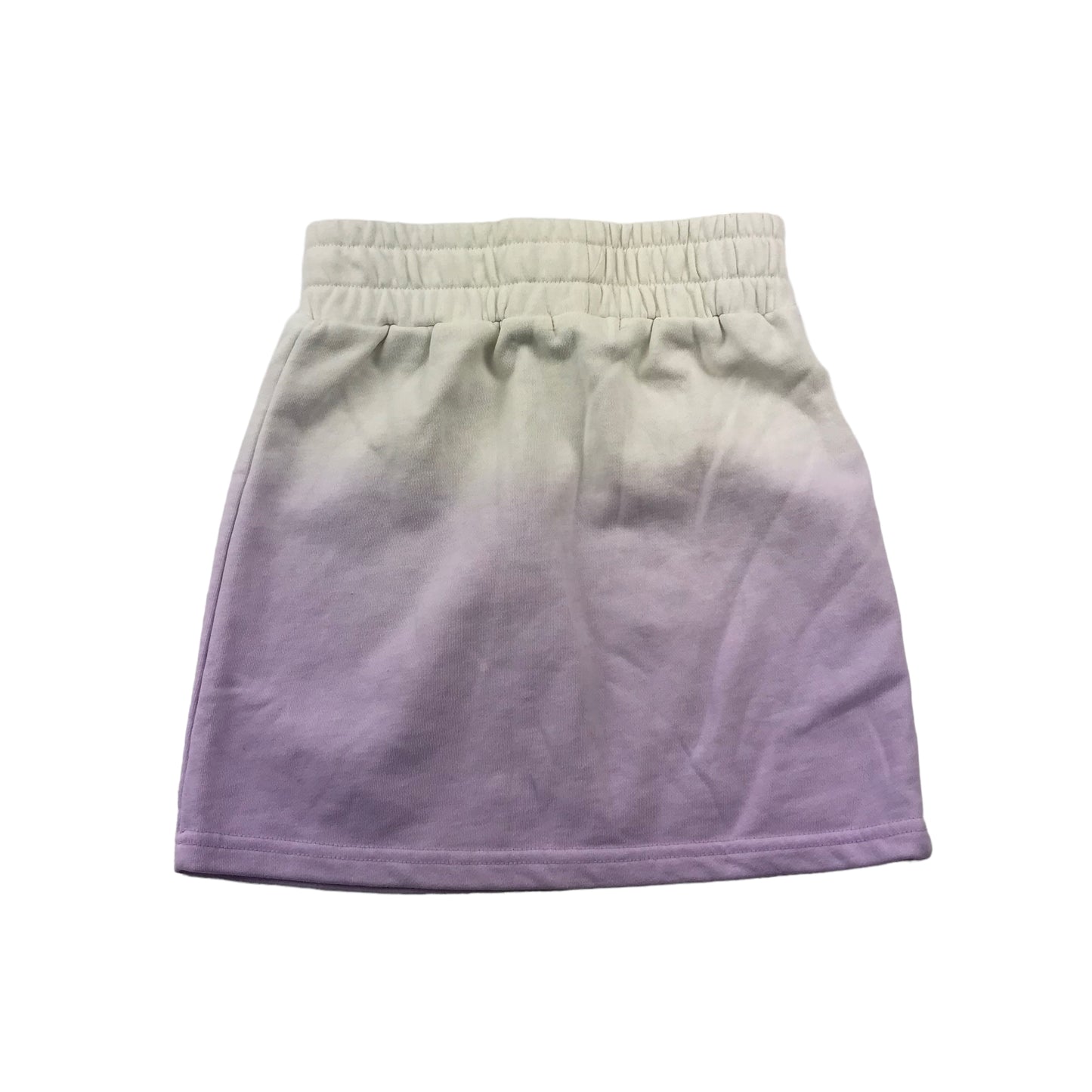 Primark White and Lilac Jersey Skirt Age 6