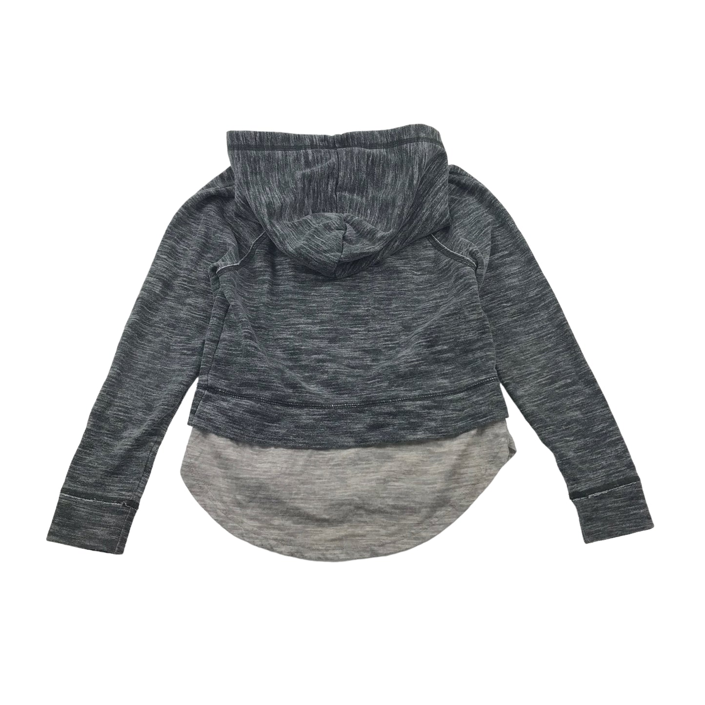 Abercrombie & Fitch Grey Layered Hoodie Age 11