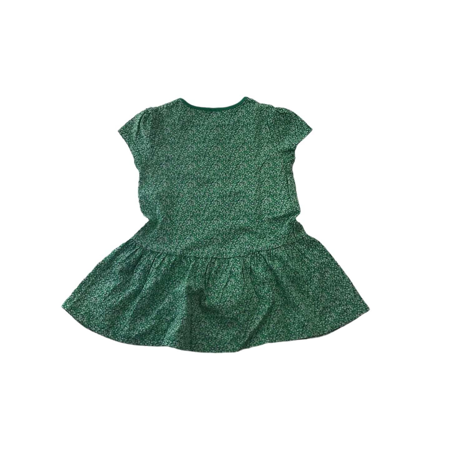 Mini Club Green Floral Dress Age 5