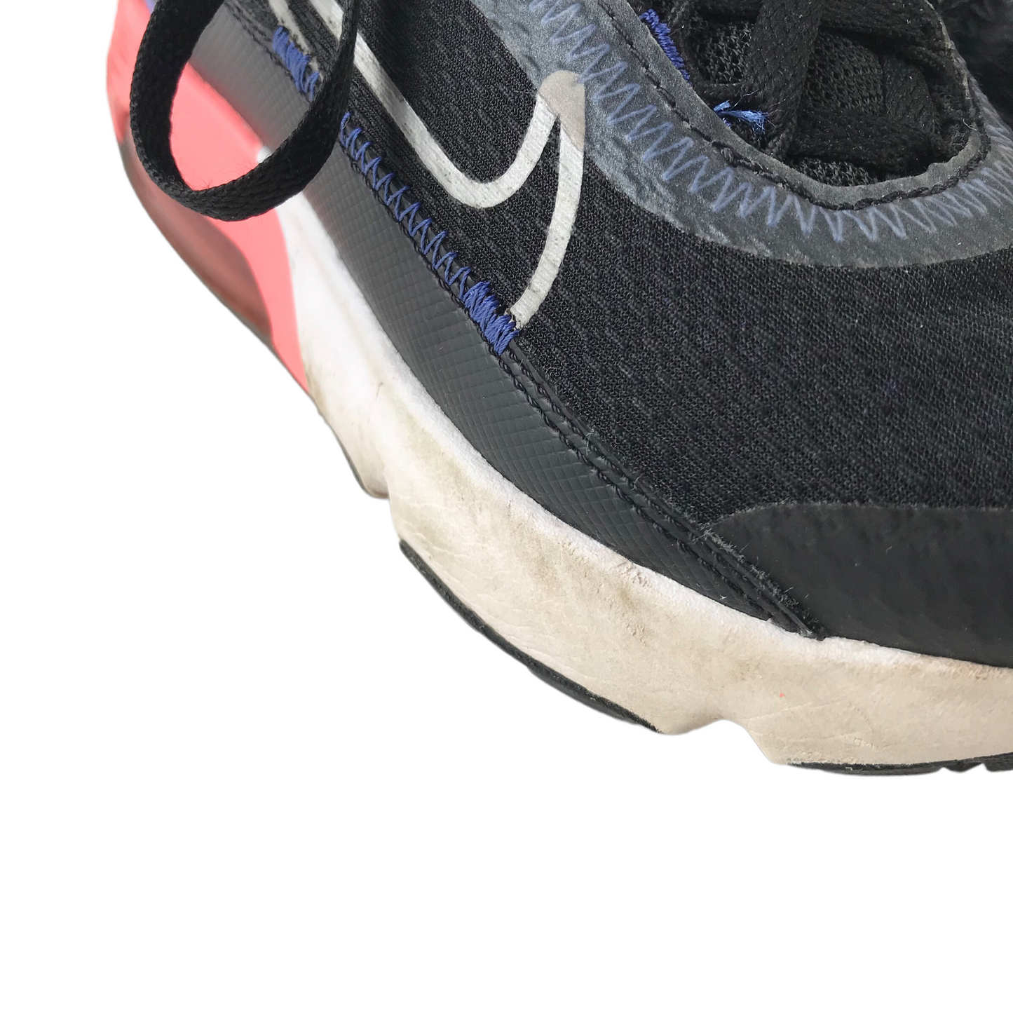 Nike Air Max Black and Pink Trainers Size UK 10.5 junior