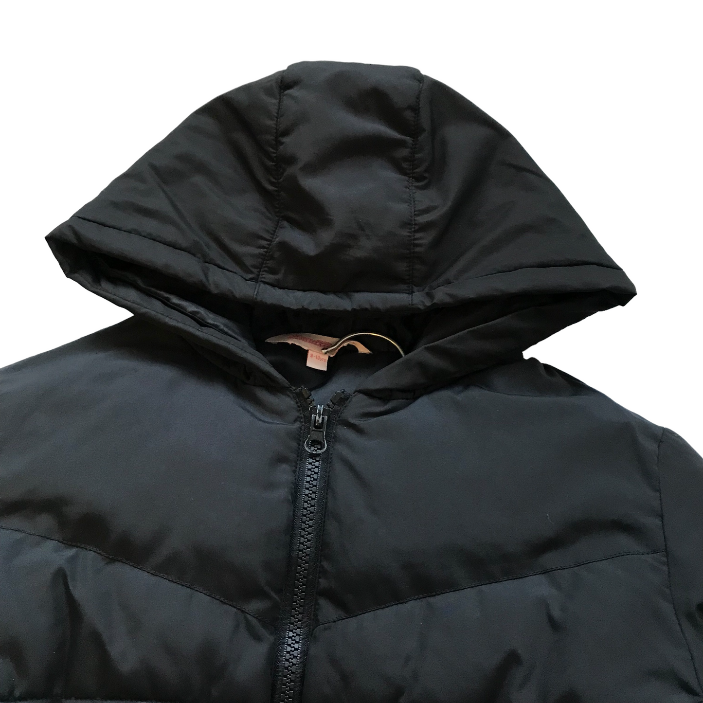 Board Angels Black Puffer Jacket Age 9