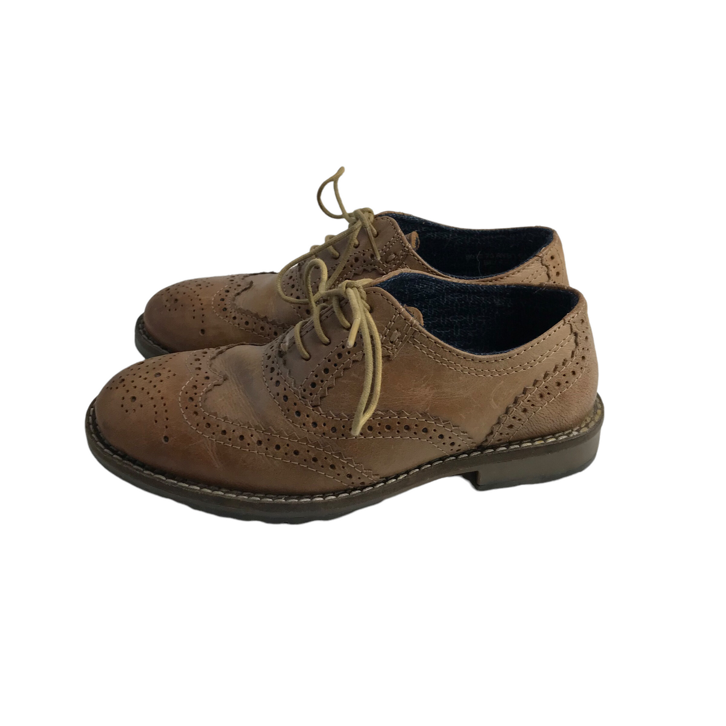 John Rocha Brown Brogue Style Shoes Size UK 13  junior