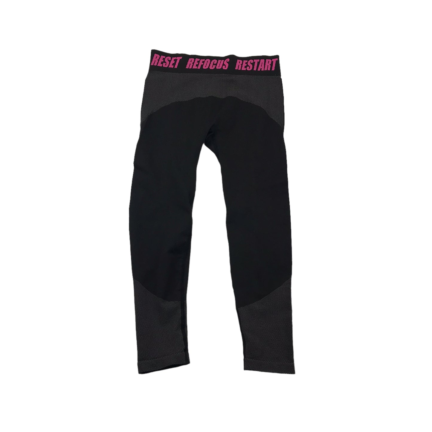 Primark Black Thermal Leggings Age 7