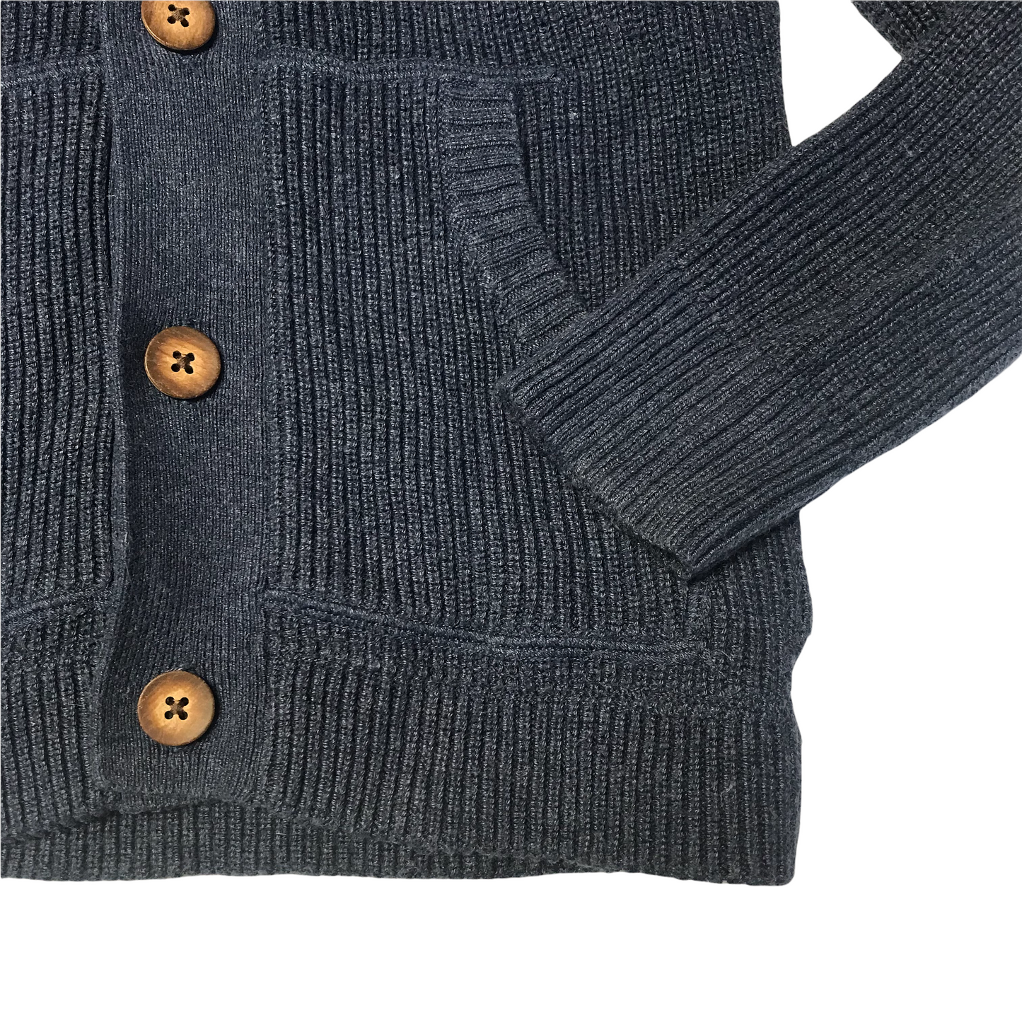 GAP Navy Blue Hooded Knit Cardigan Age 4