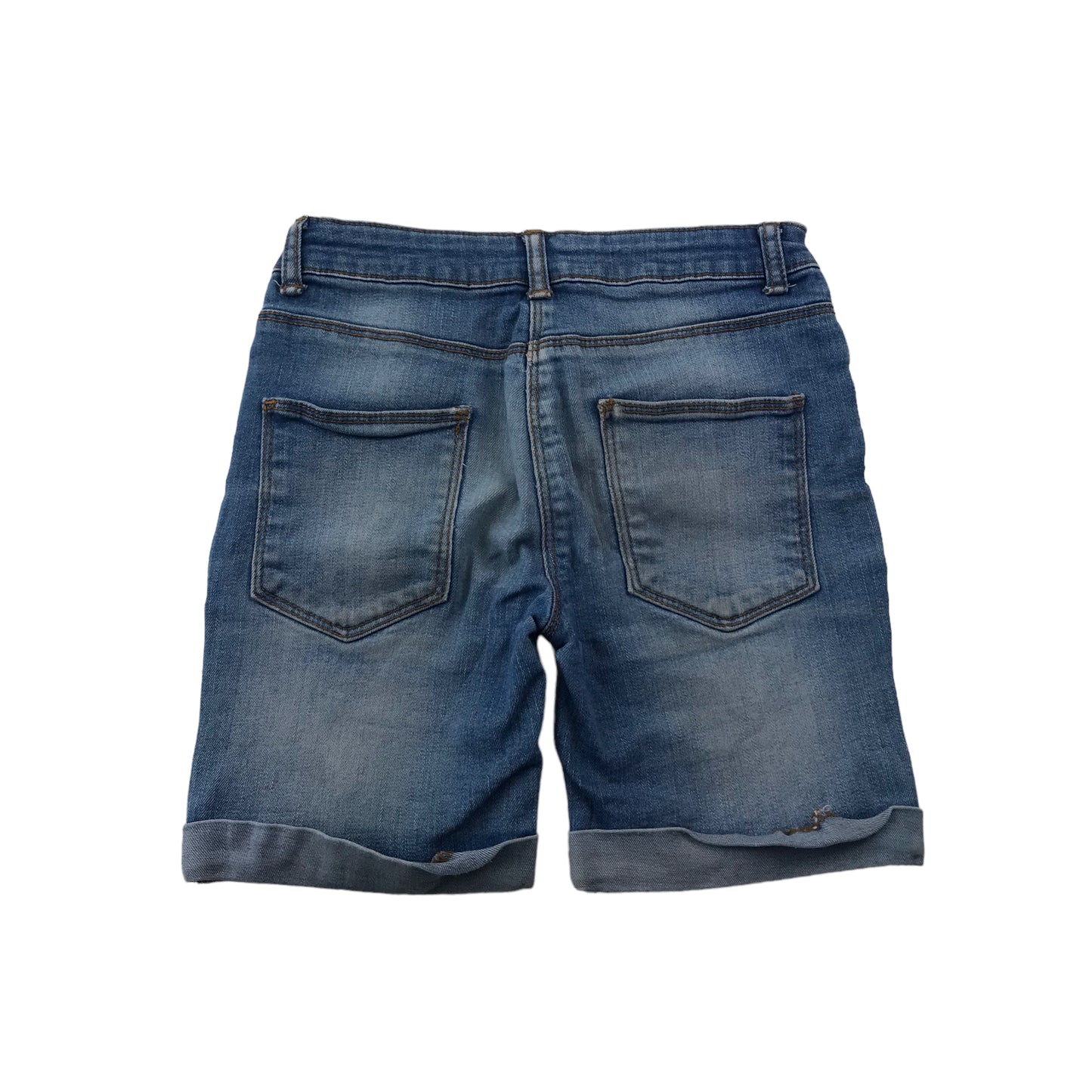 Nutmeg Blue Stretchy Denim Shorts Age 6