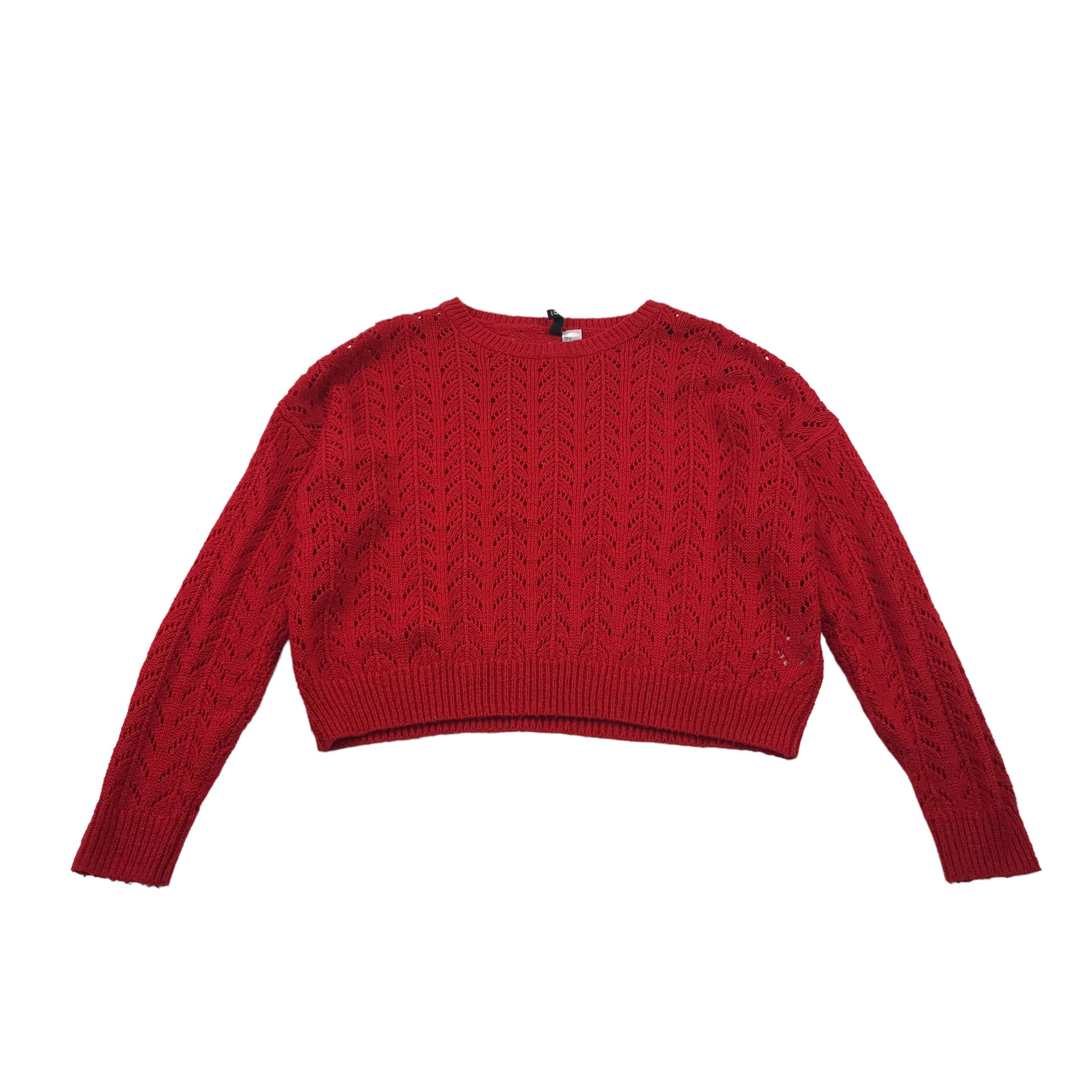 Red crop 2025 top jumper