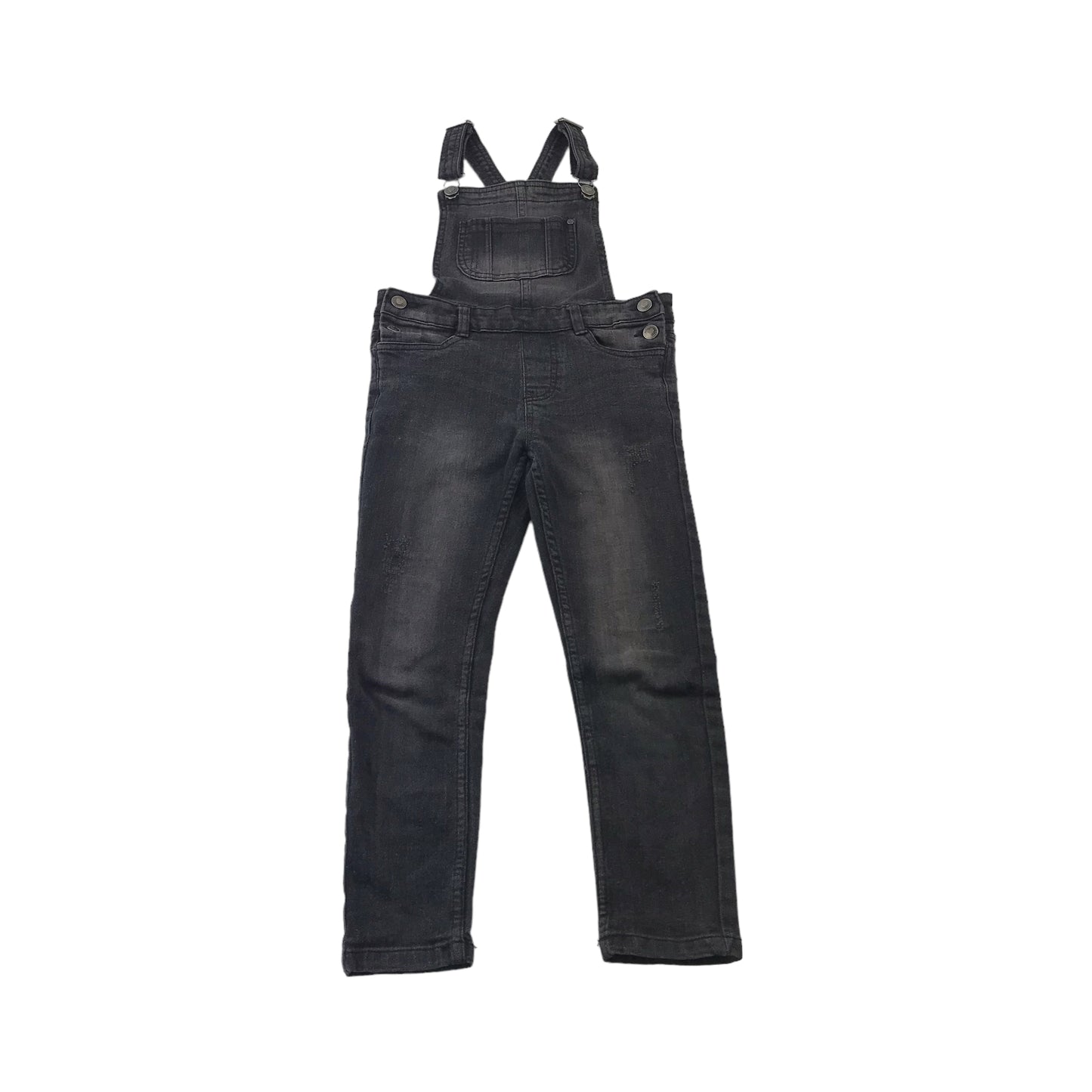 Pepperts by Heidi Klum Black Slim Fit Denim Dungarees Age 6