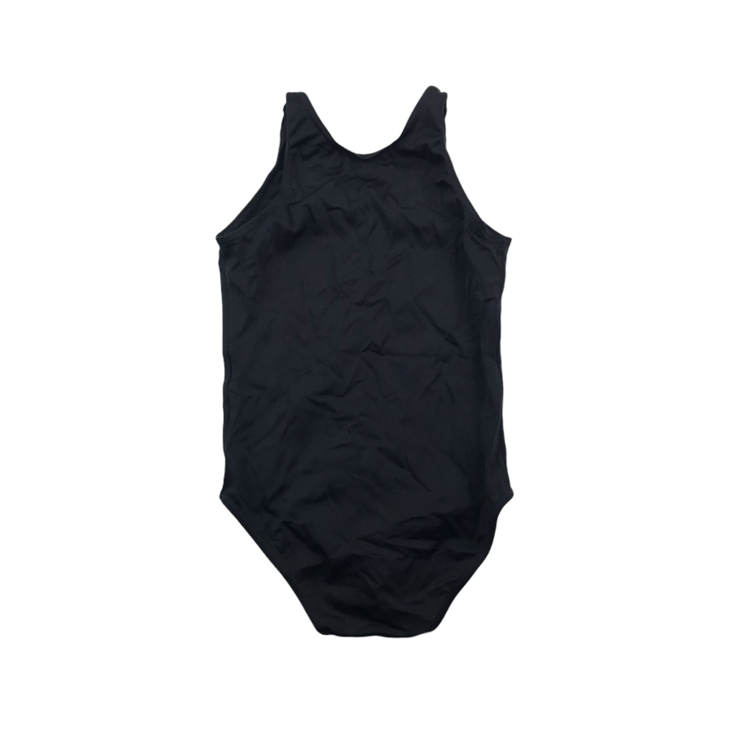 Milano Black Plain Sleeveless Leotard Age 7-8