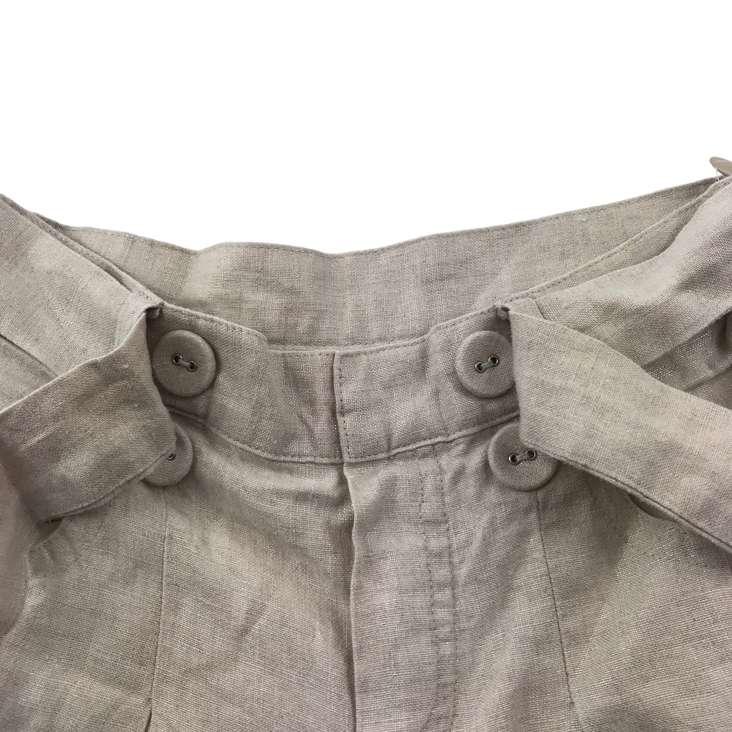 M&S Beige Linen Shorts Age 5