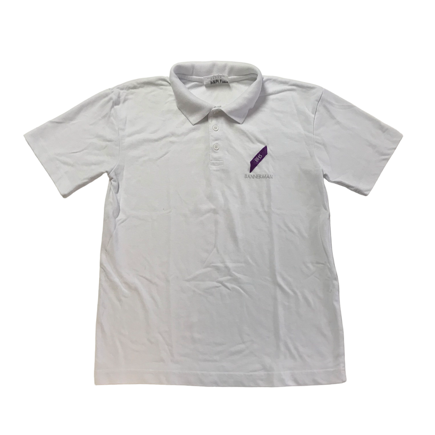 Bannerman High School White Polo Shirt